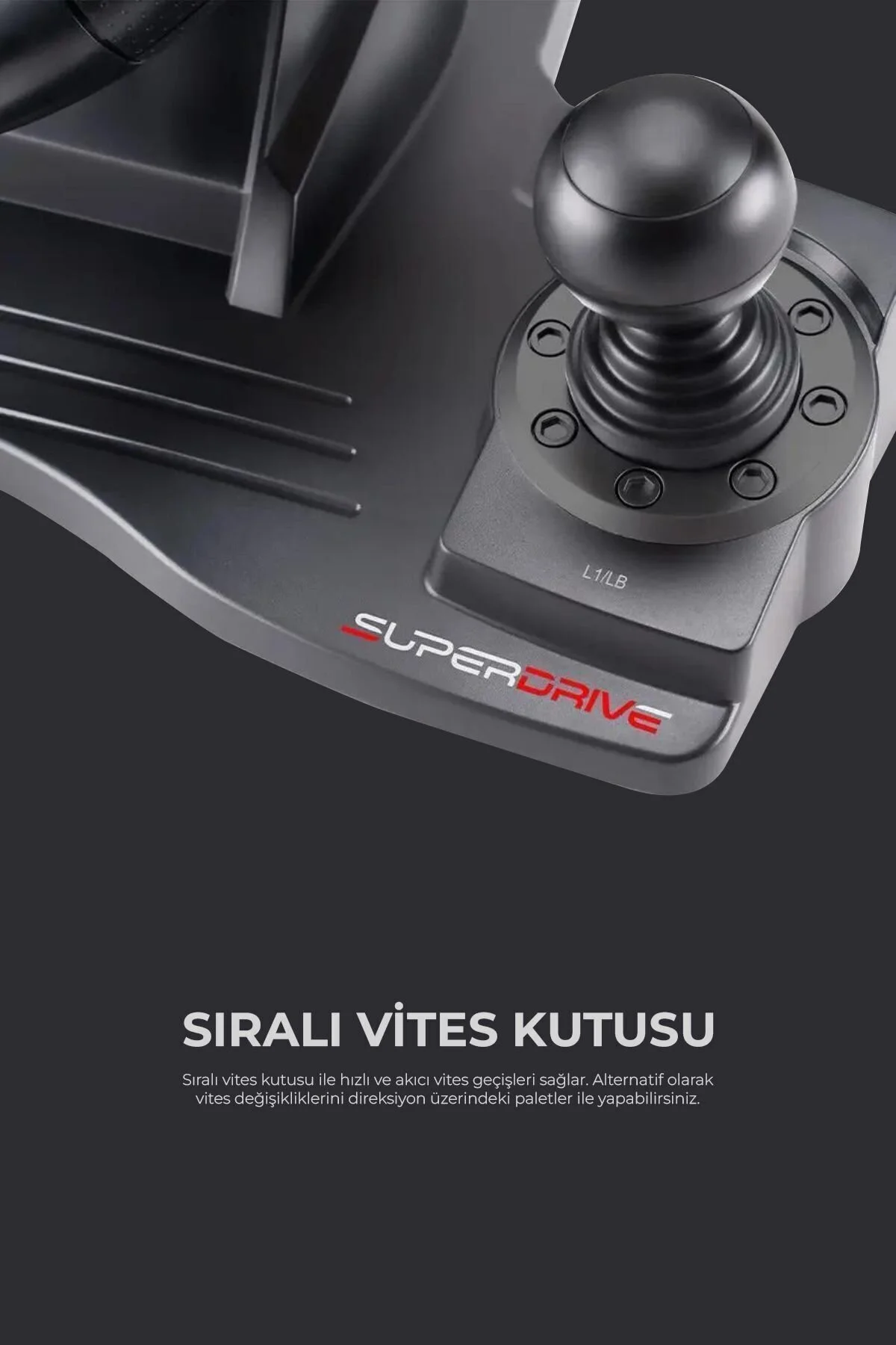 Genel Markalar Direksiyon Seti Superdrive Ps3/ps4/pc/xboxone/xbox360 Gaming Uyumlu Oyun Oyuncu Direksiyonu