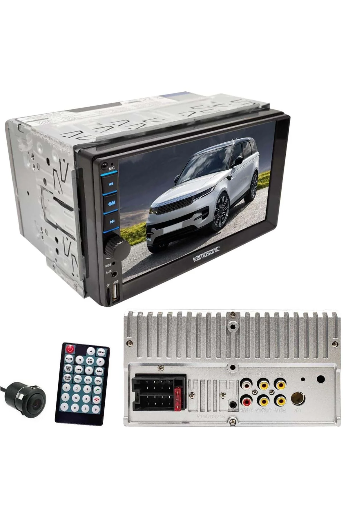 Genel Markalar Kamosonıc Ks-g755 Double Teyp 7" 4x45w Mirrorlink Bt/usb/sd/fm/aux Kameralı