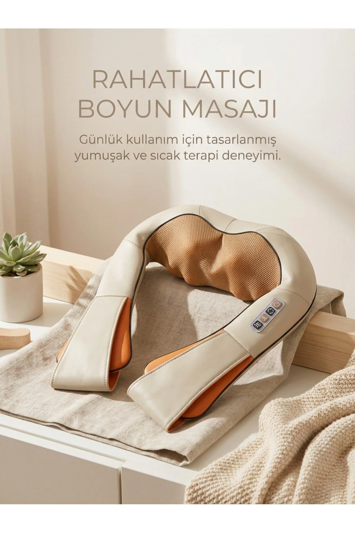 Genel Markalar Ovmalı Isıtmalı Masaj Aleti Boyun Sırt Bel Omuz Tüm Vücut Masaj Cihazı