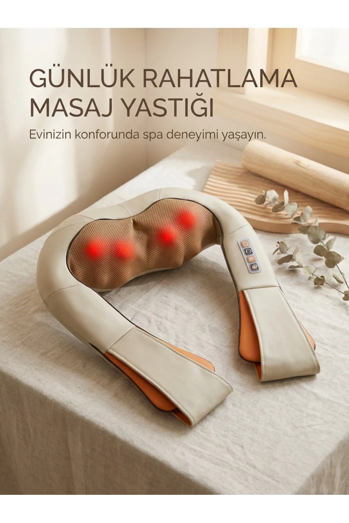 Genel Markalar Ovmalı Isıtmalı Masaj Aleti Boyun Sırt Bel Omuz Tüm Vücut Masaj Cihazı