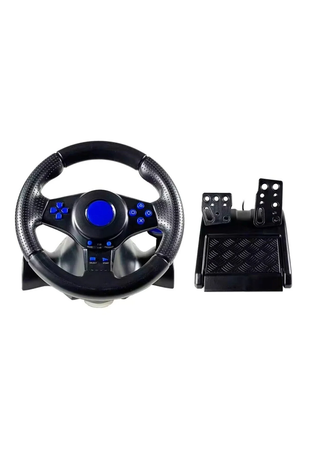 HADRON VW9803 Oyuncu Direksiyon Seti 180° PS3 PS2 PC - Siyah