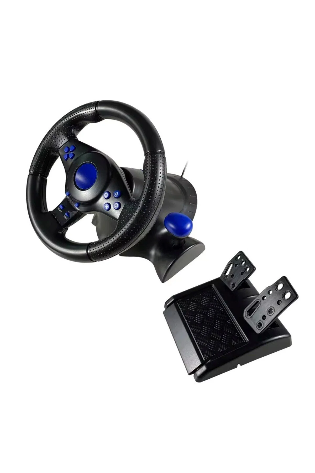 HADRON VW9803 Oyuncu Direksiyon Seti 180° PS3 PS2 PC - Siyah