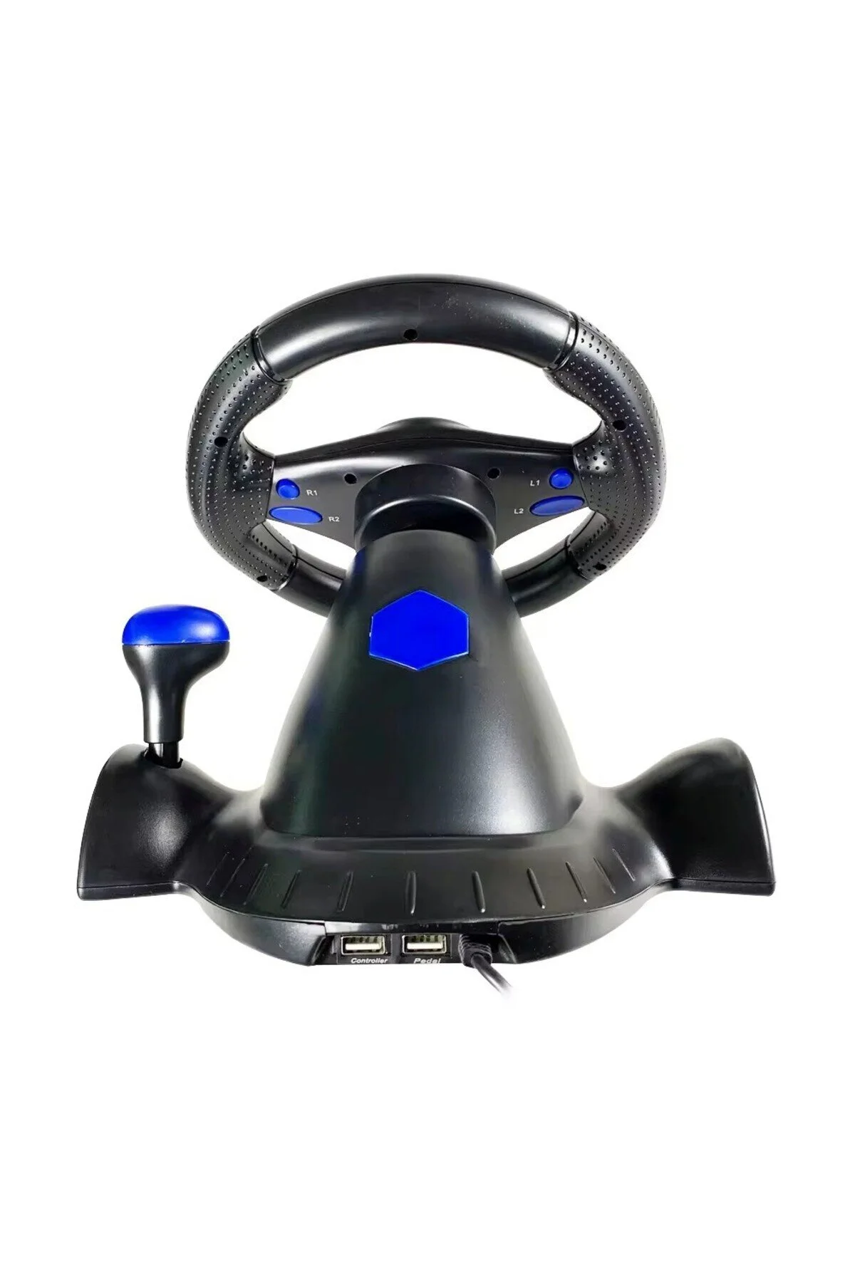 HADRON VW9803 Oyuncu Direksiyon Seti 180° PS3 PS2 PC - Siyah