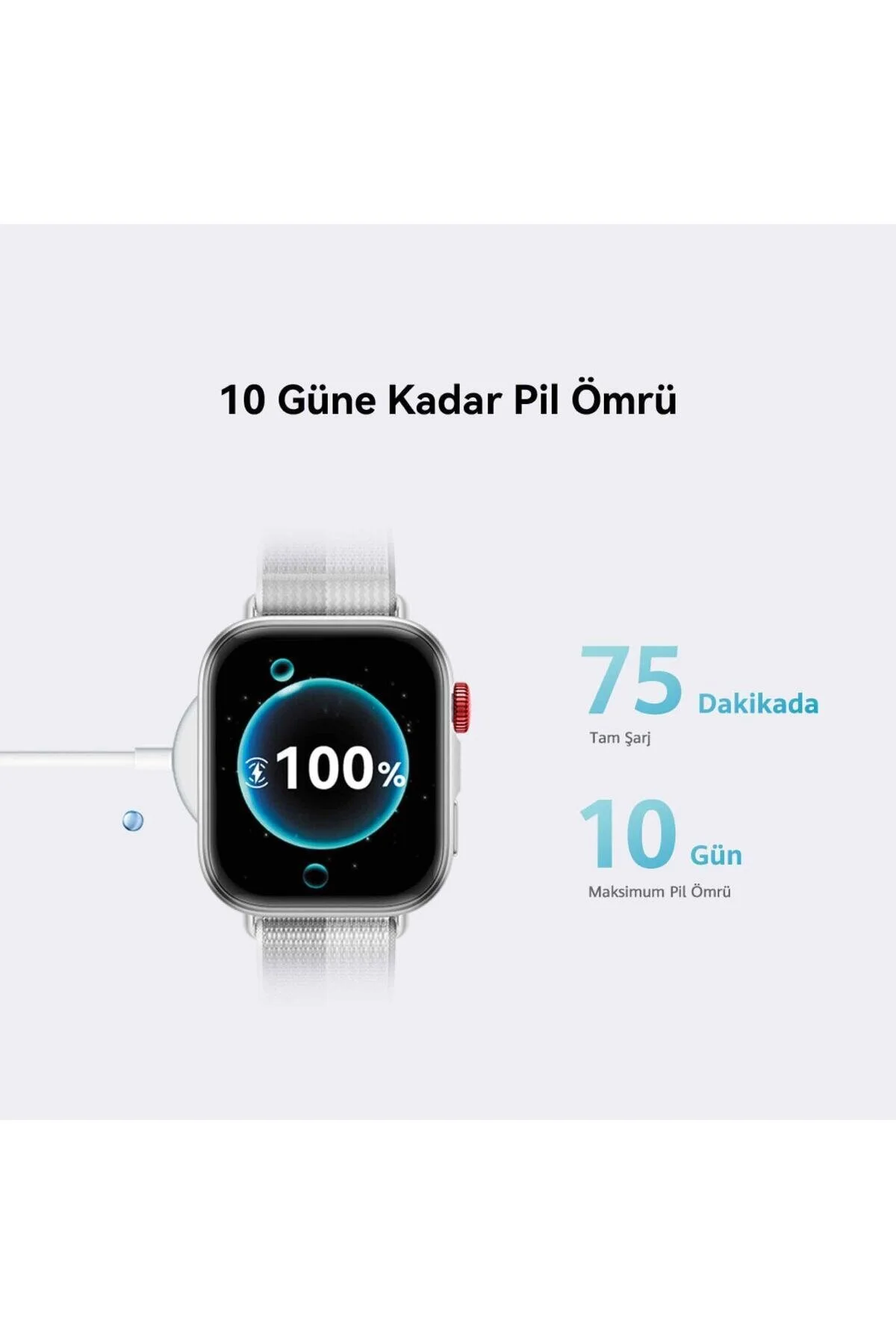 Huawei Watch Fit 4 (HUAWEI Türkiye Garantili) - Beyaz