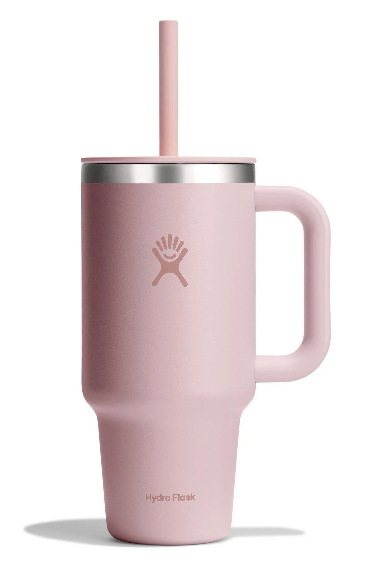 Hydro Flask All Around Travel Tumbler Pipetli Termos 946 ml (32 Oz) - Trillium Pembe