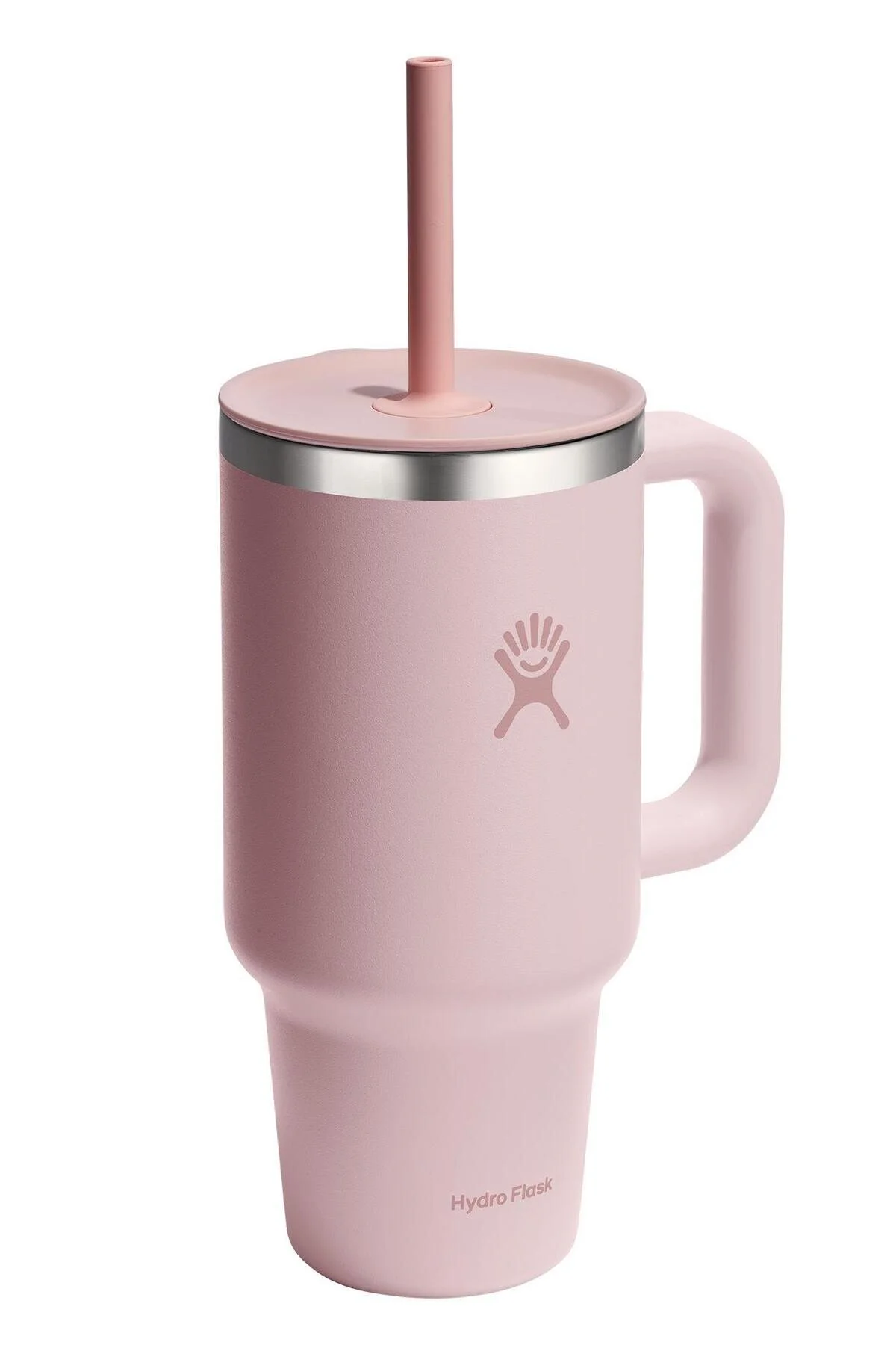Hydro Flask All Around Travel Tumbler Pipetli Termos 946 ml (32 Oz) - Trillium Pembe