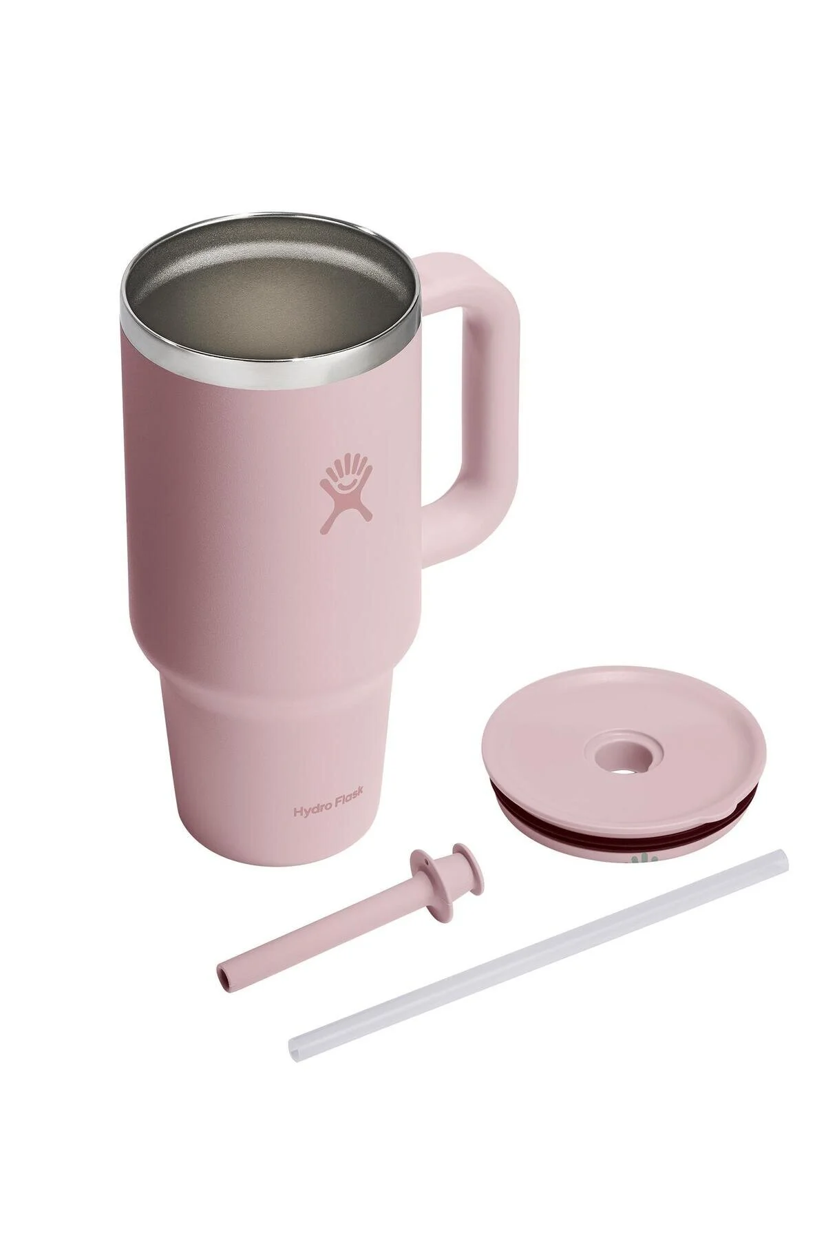 Hydro Flask All Around Travel Tumbler Pipetli Termos 946 ml (32 Oz) - Trillium Pembe