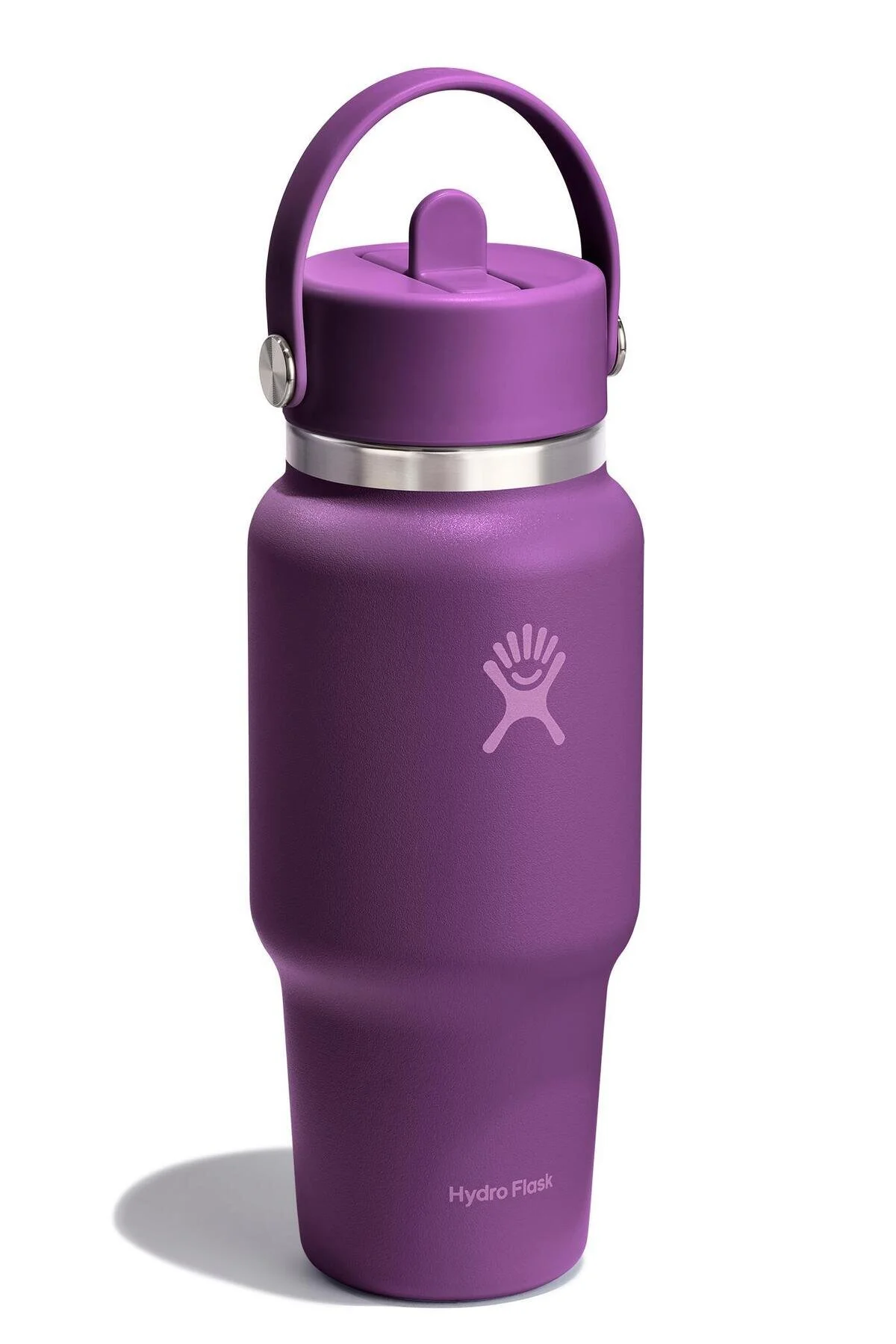 Hydro Flask Geniş Kapak Pipetli Seyahat Tipi Termos 710 ml (24 Oz) - Beachplum Mor