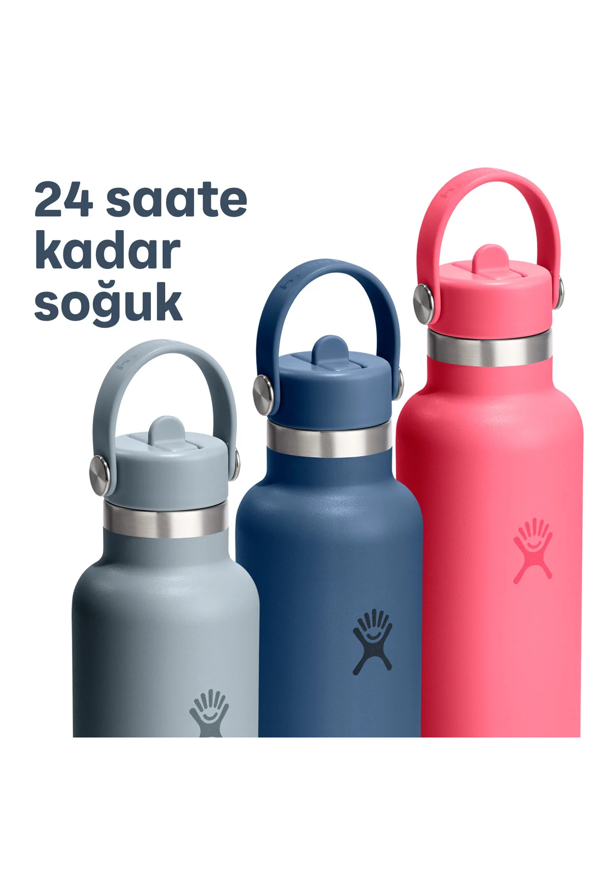 Hydro Flask Standard Kapak Pipetli Termos 621 ml (21 Oz) - Sandpiper Kahverengi