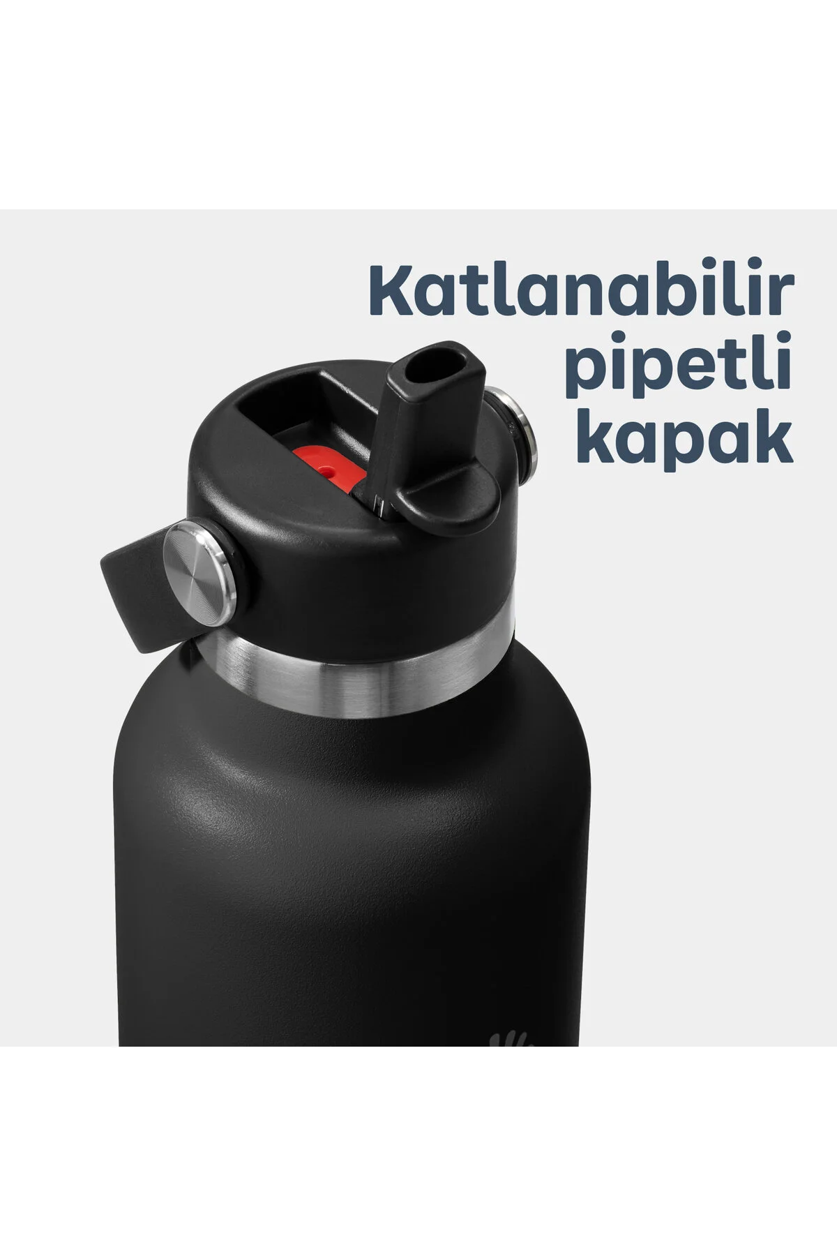 Hydro Flask Standard Kapak Pipetli Termos 621 ml (21 Oz) - Sandpiper Kahverengi