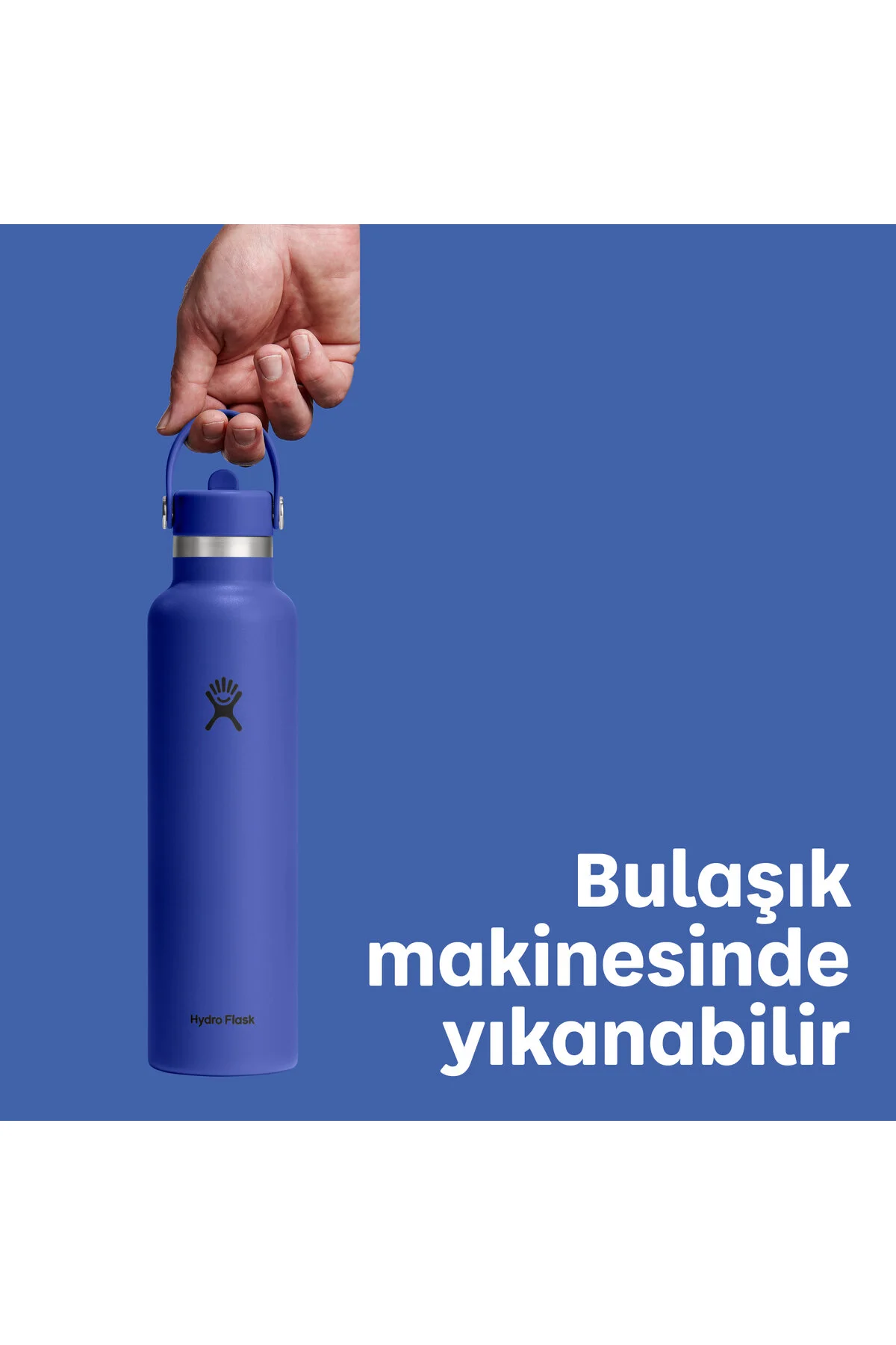 Hydro Flask Standard Kapak Pipetli Termos 621 ml (21 Oz) - Sandpiper Kahverengi