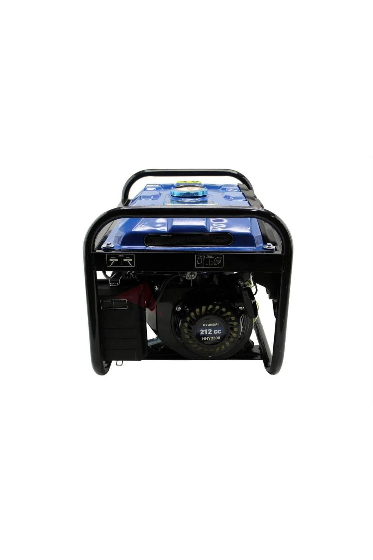 Hyundai HHY3300 Benzinli Jeneratör – 2.8 kW, 7 HP, 213 cc, AVR’li, Monofaze, İpli Çalıştırma