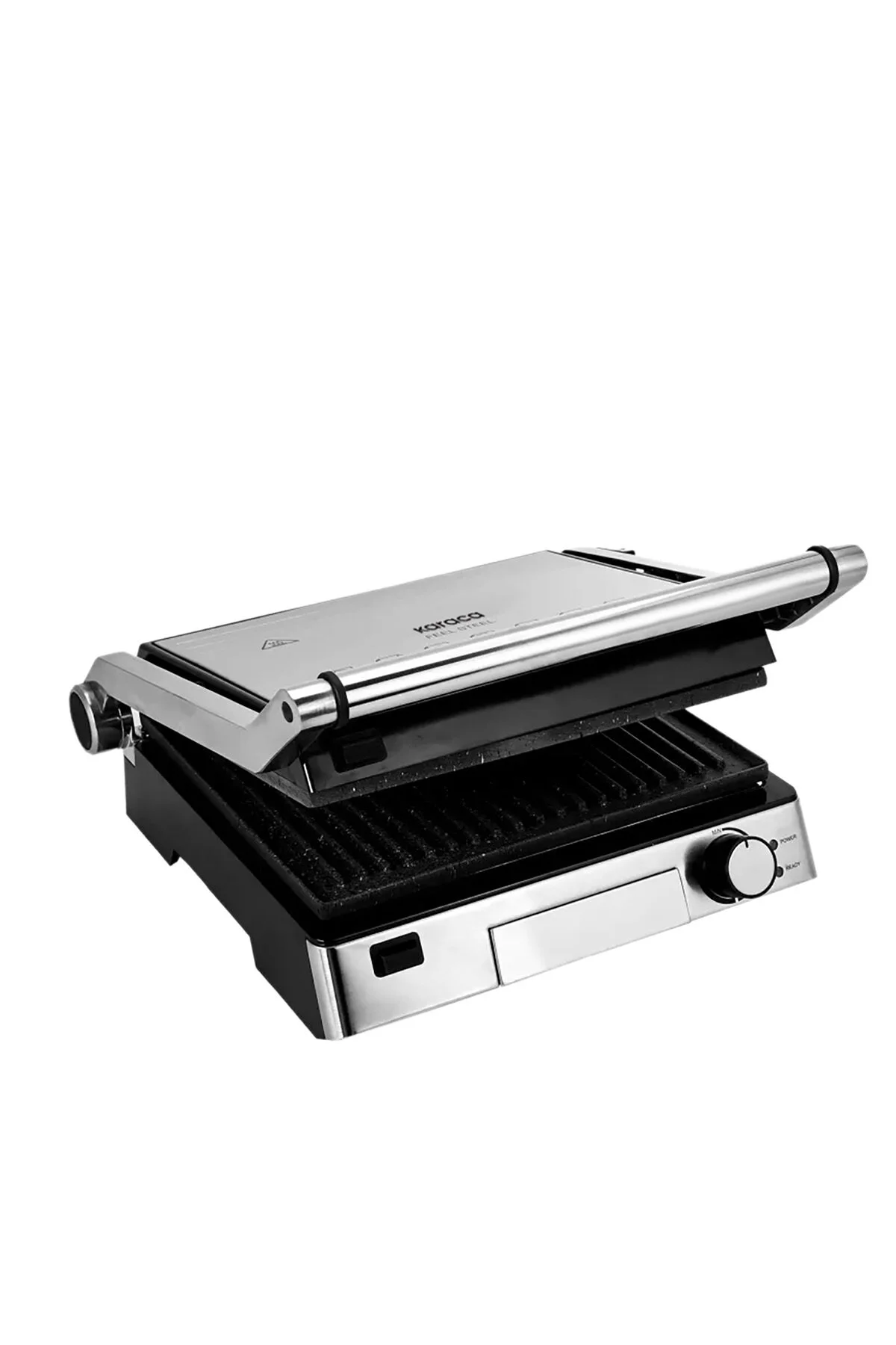 Karaca Biogranit 6 Dilim Kapasiteli Paslanmaz Çelik Izgara ve Tost Makinesi Inox 2000W