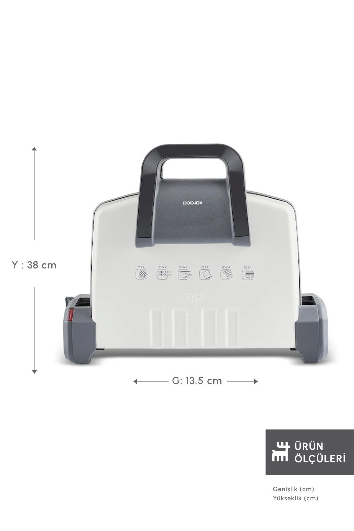 Karaca Swiss Izgara ve Tost Makinesi 1800 W 4 Dilim Kapasiteli