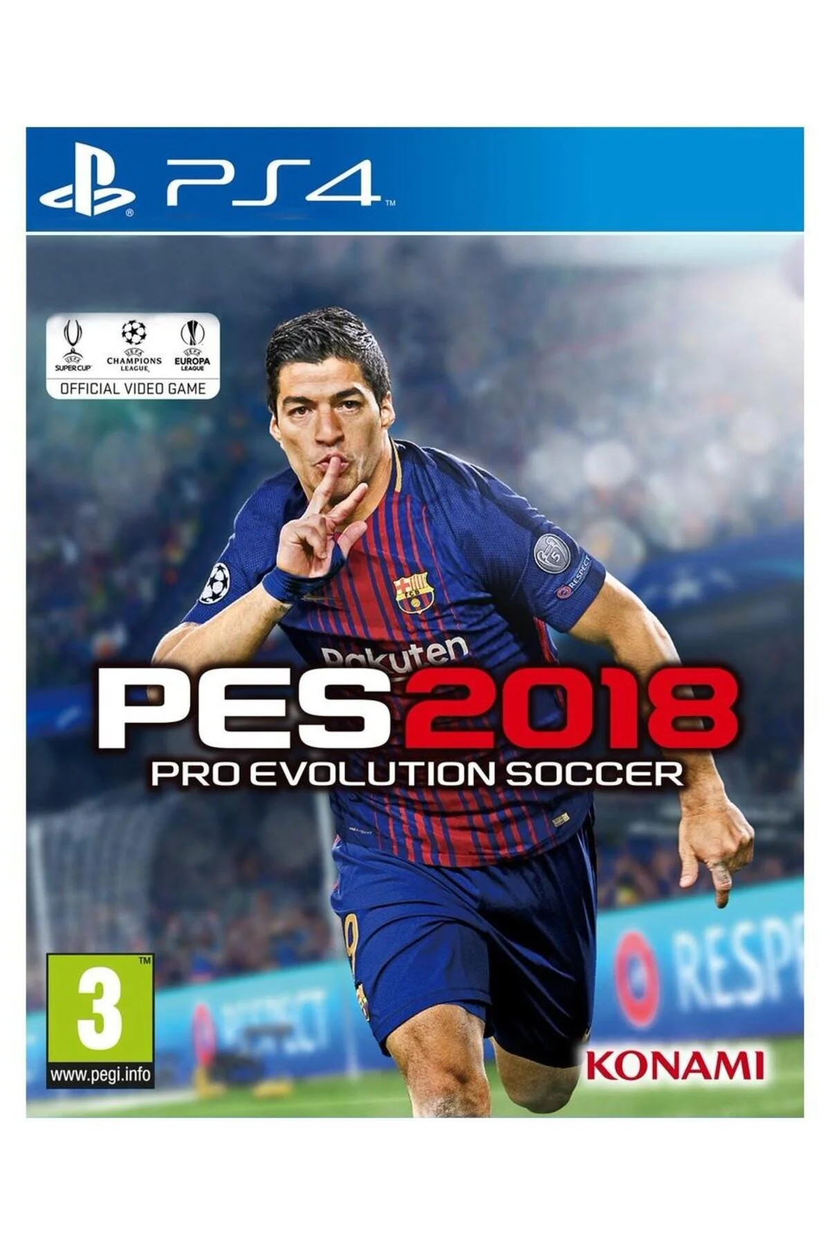 Konami Pro Evolution Soccer 2018 Pes 2018 Pes2018 Ps4 Oyun