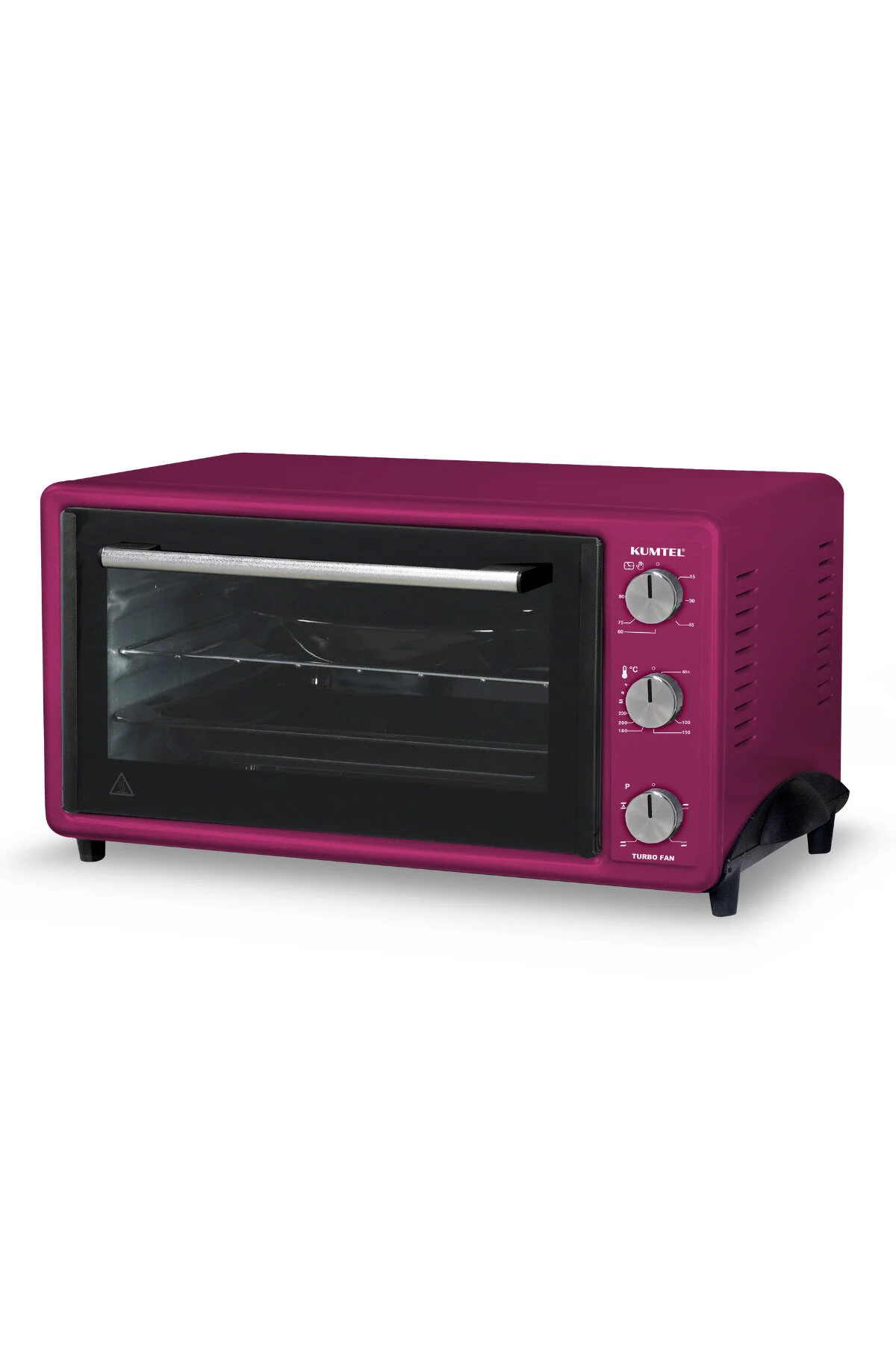 KUMTEL LX-3525 Turbo 40 Litre Mini Fırın - Fuşya
