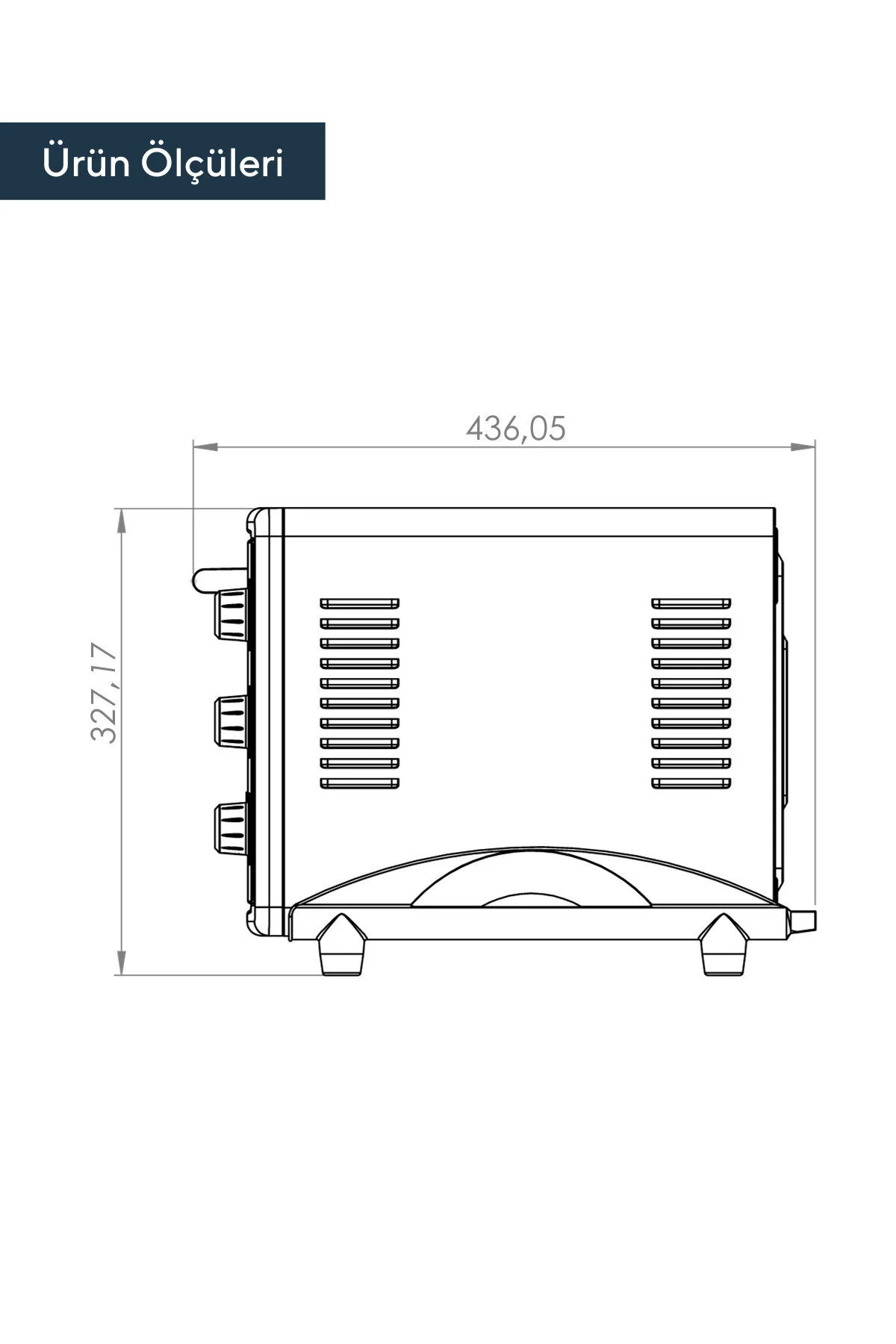 KUMTEL LX-3525 Turbo 40 Litre Mini Fırın - Fuşya