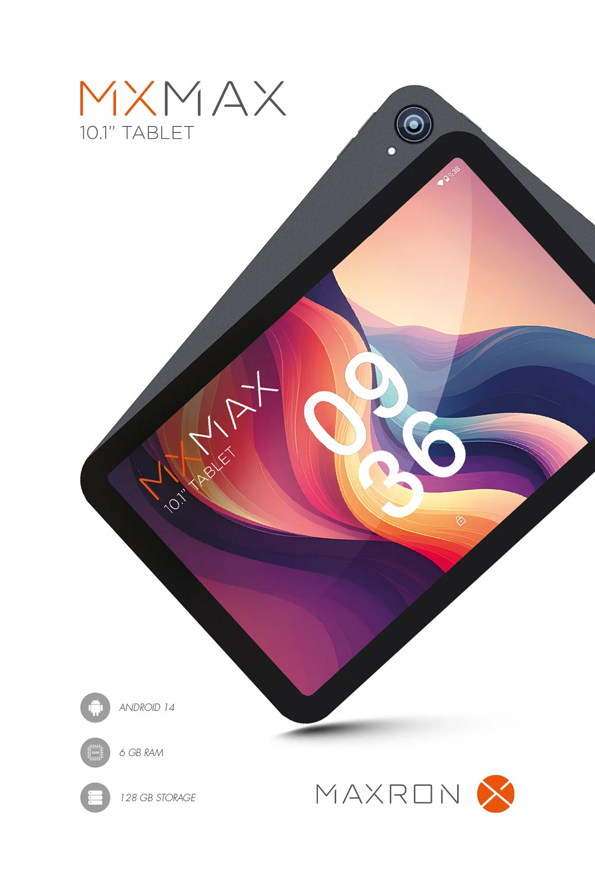 Maxron MXMax 6GB/128GB 10.1” HD Ips Ekran Tablet Kılıf Hediyeli