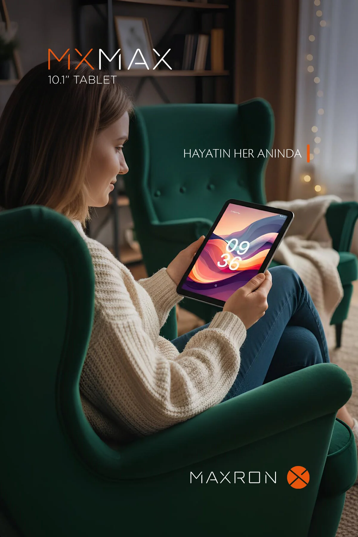 Maxron MXMax 6GB/128GB 10.1” HD Ips Ekran Tablet Kılıf Hediyeli