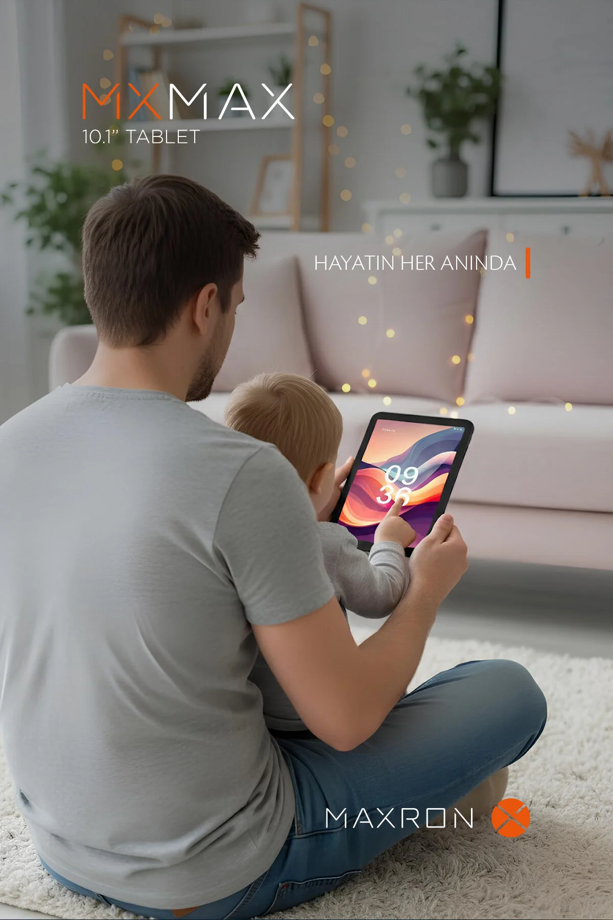Maxron MXMax 6GB/128GB 10.1” HD Ips Ekran Tablet Kılıf Hediyeli