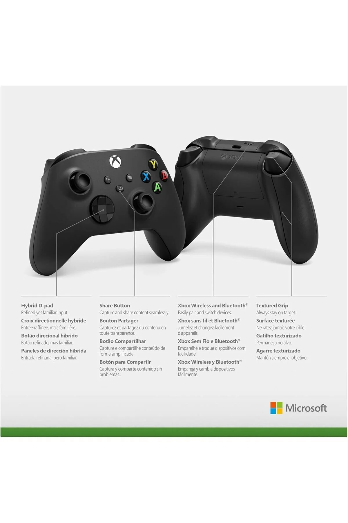Microsoft Xbox Kablosuz 9. Nesil Controller Siyah ( Türkiye Garantili )