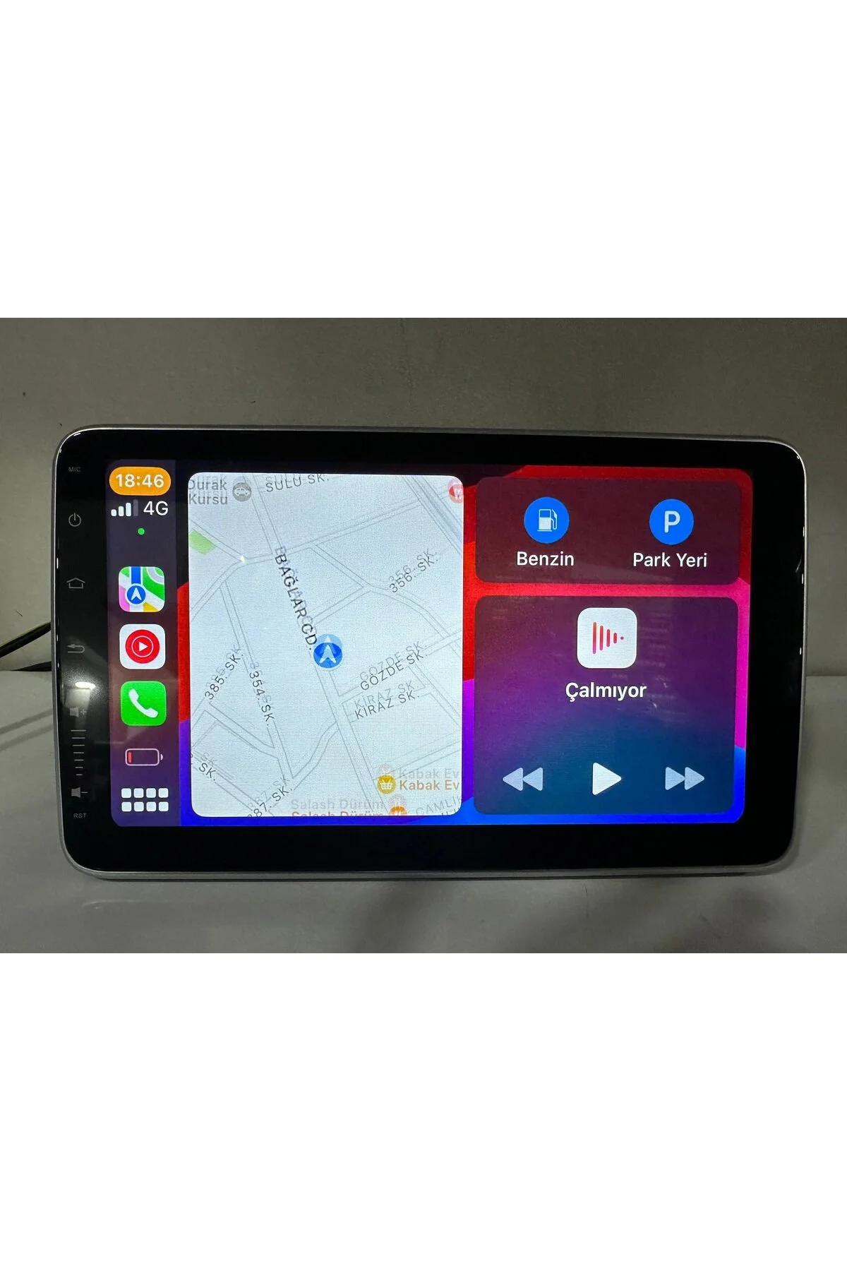 Navicars 360 Derece Döner 10.2 Inç Android Tek Din Multimedya Teyp Carplay/kamera/2-32 Fanlı Pro Seri