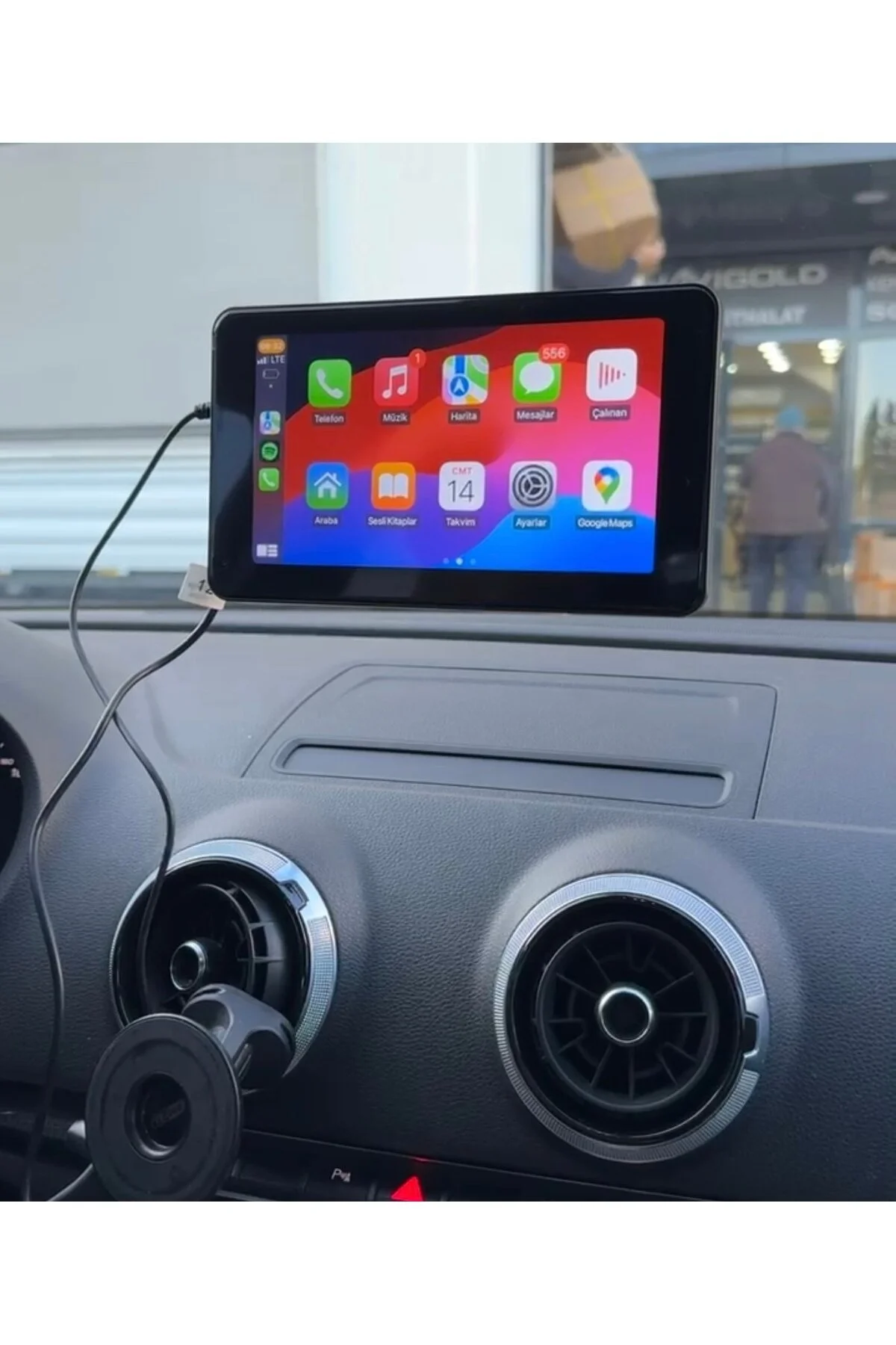 Navigold Cp-7 Car Play 7inch ekran tak çalıştır kablosuz carplay dokunmatik ıps ekran park kameralı