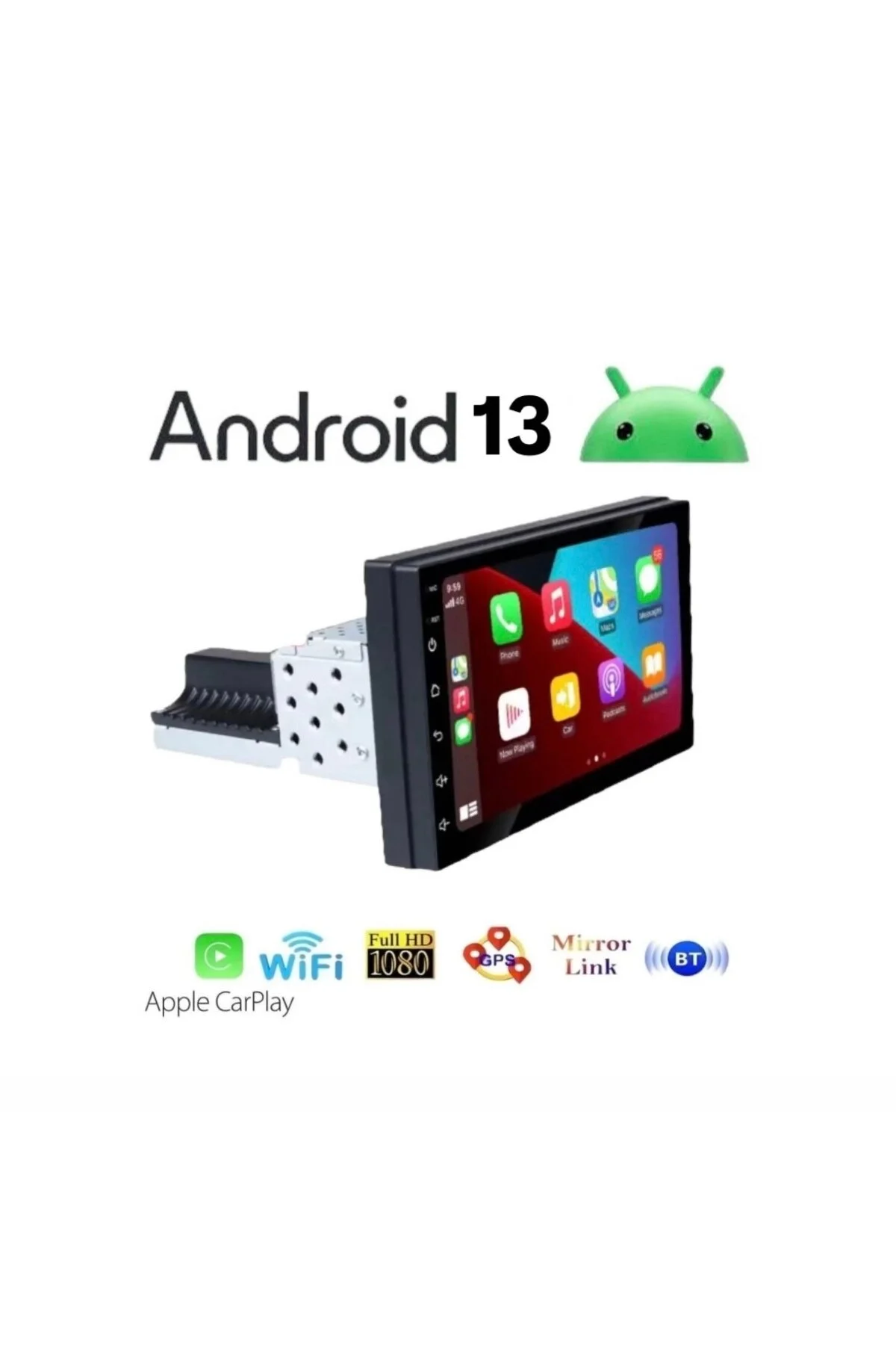Navigold Kl-938 4gb Ram 64Gb Hafıza ince kasa Android Multimedya Car Playli Double Teyp 7inç Youtube