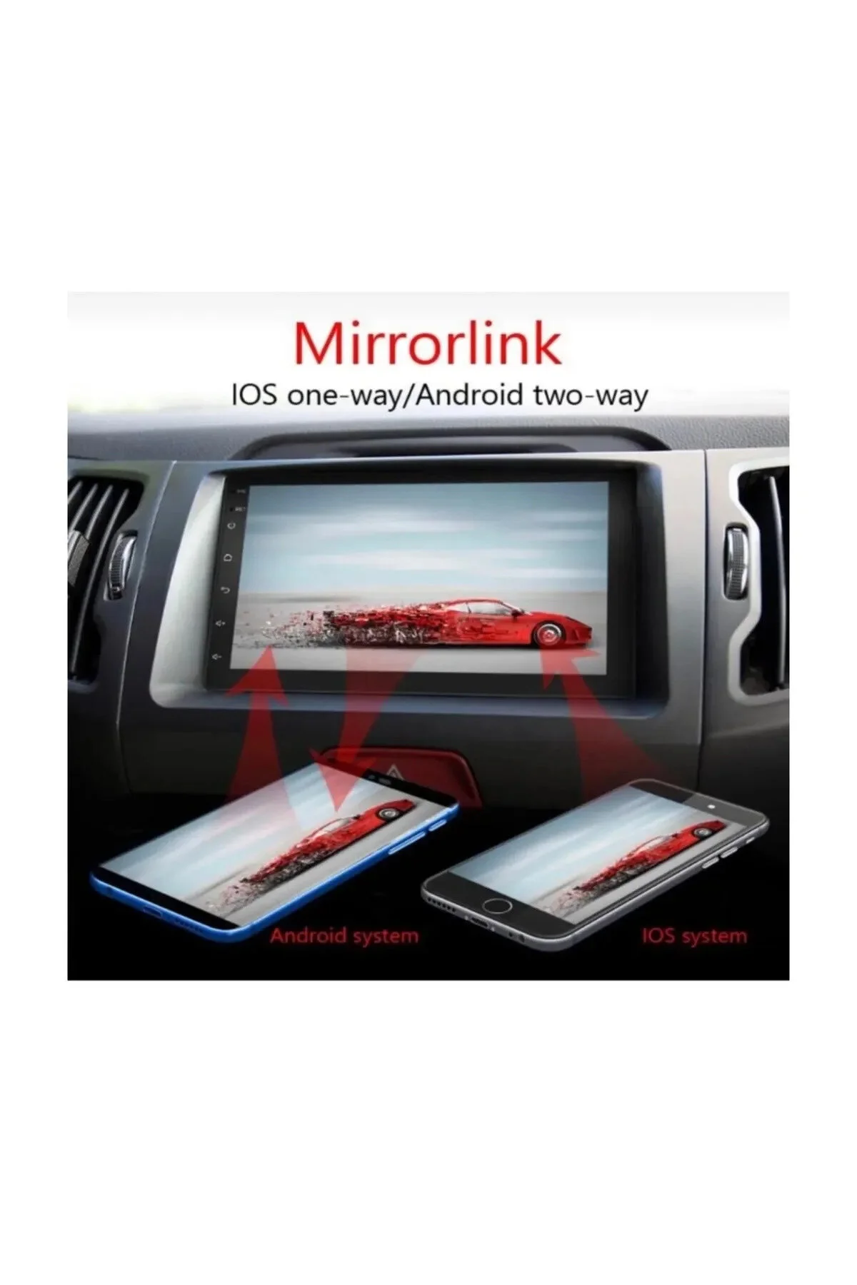 Navigold Kl-958 4gb Ram 64gb Hafıza Android Multimedya Car Playli Double Teyp 7inç Youtube Navigasyon Kamera