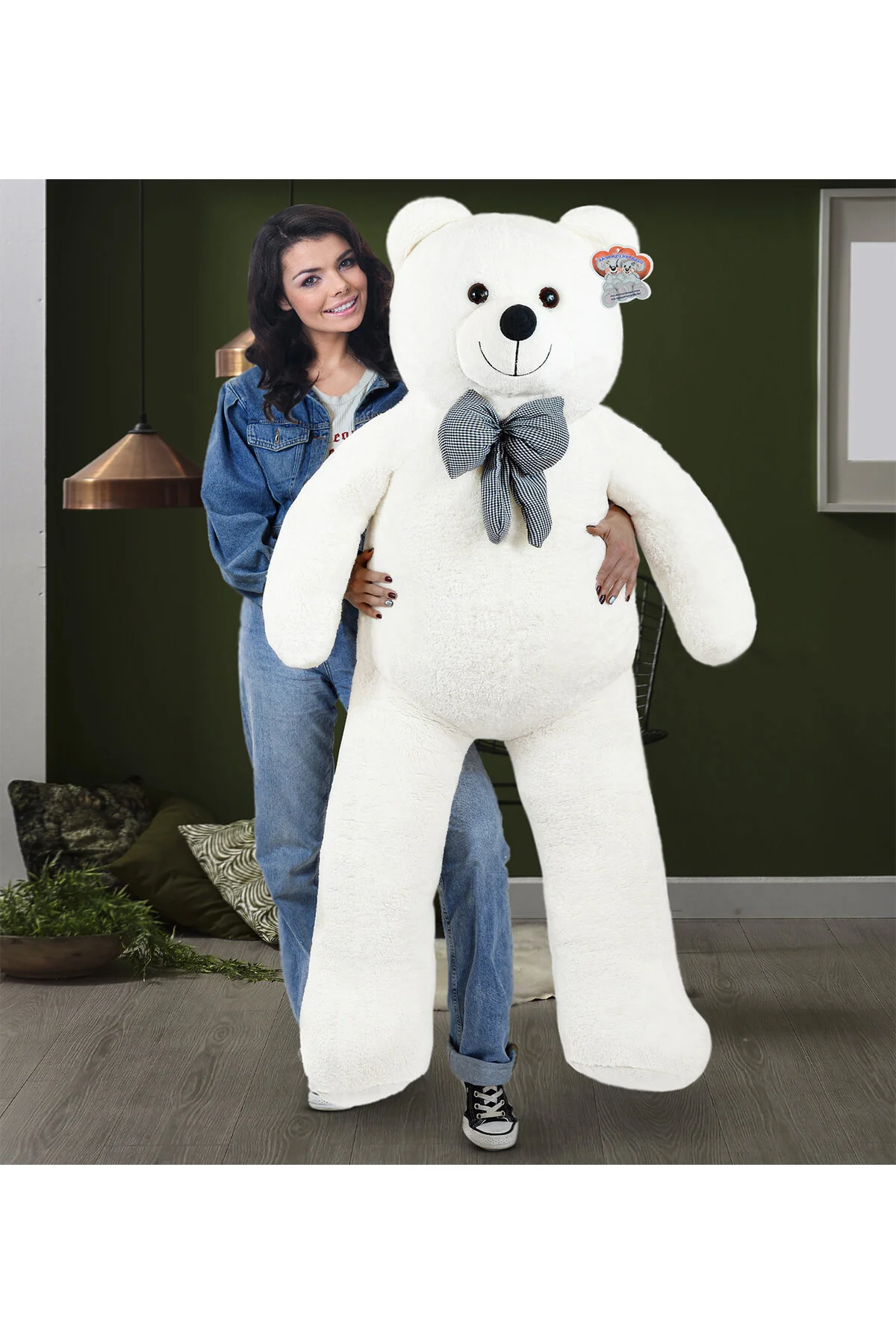 Pandamkee Dev Büyük Peluş Ayıcık 170 Cm Hediyelik Ayı (%100 YERLİ)