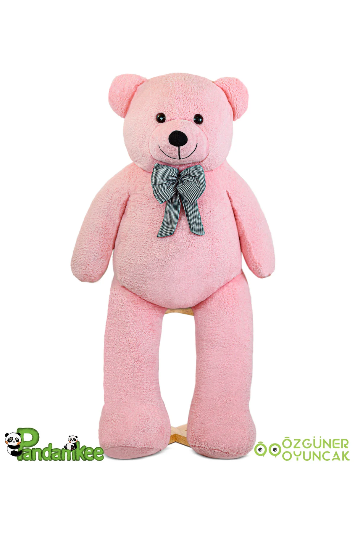 Pandamkee Özgüneroyuncak. Dev Büyük Peluş Ayıcık 170 cm Hediyelik Ayı (%100 YERLİ) Pembe