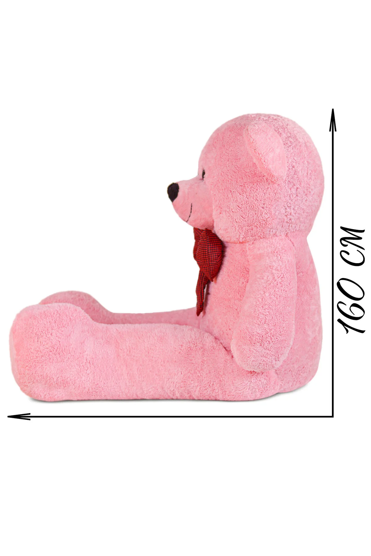 Pandamkee Özgüneroyuncak. Dev Büyük Peluş Ayıcık 170 cm Hediyelik Ayı (%100 YERLİ) Pembe