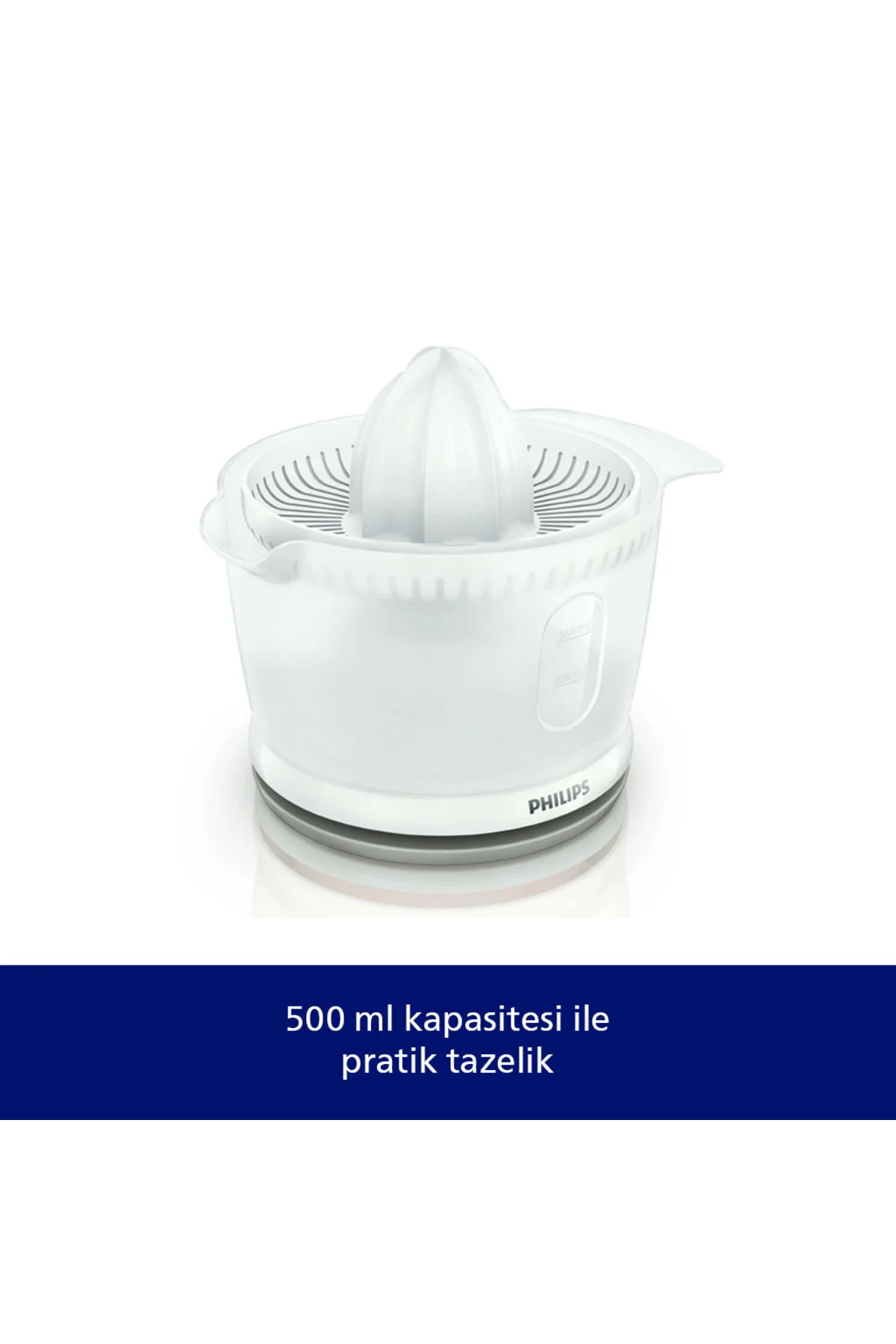 Philips Daily Collection Narenciye Sıkacağı, 25W, 500 ml Sürahi, Otomatik Yön Değiştirme HR2738/00