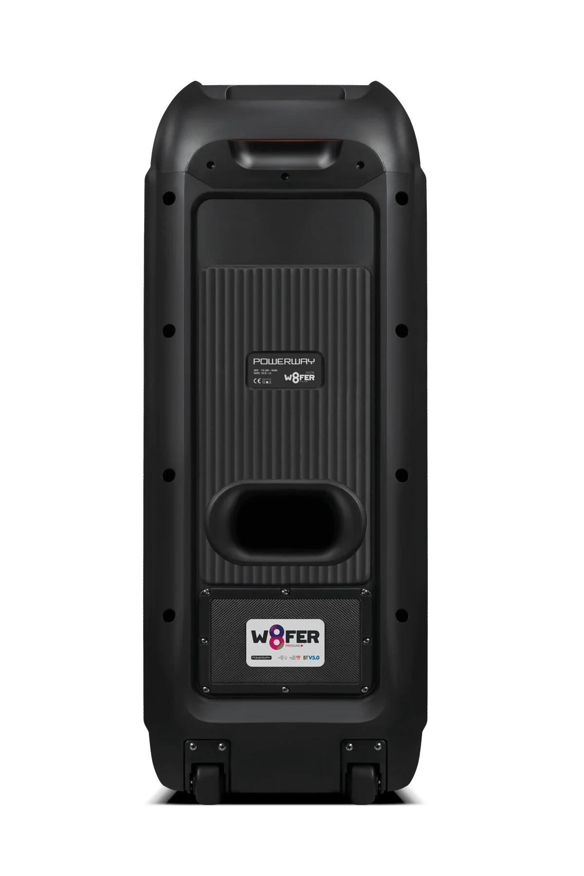 Powerway WOOFER 140W Hoparlör Gitar Saz Girişli Karaoke Parti Ses Sistemi Dijital Ekran +Bass