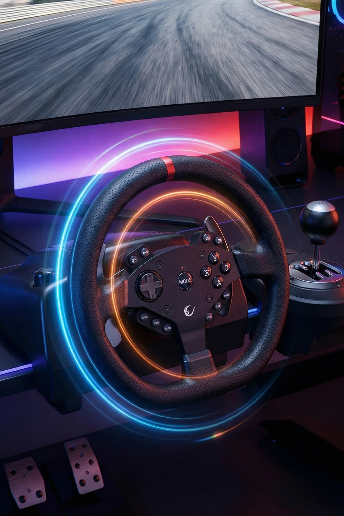 Rampage FORCE V995 PC El Vitesi Gaming Oyun Direksiyonu