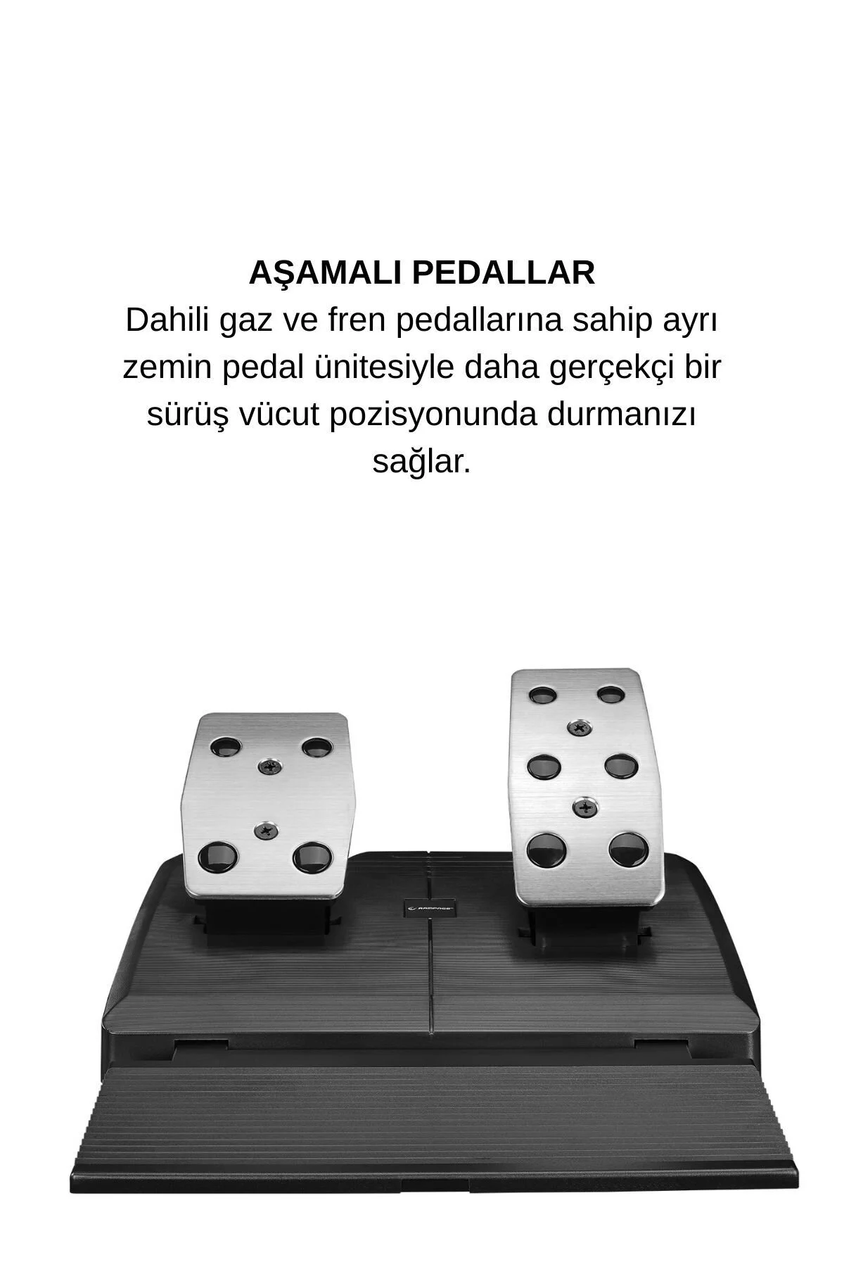 Rampage RACE W10 PS3/PS4/PC/XBOXONE/XBOX360 SWITCH 6 in 1 Pedallı Gaming Oyuncu Direksiyonu