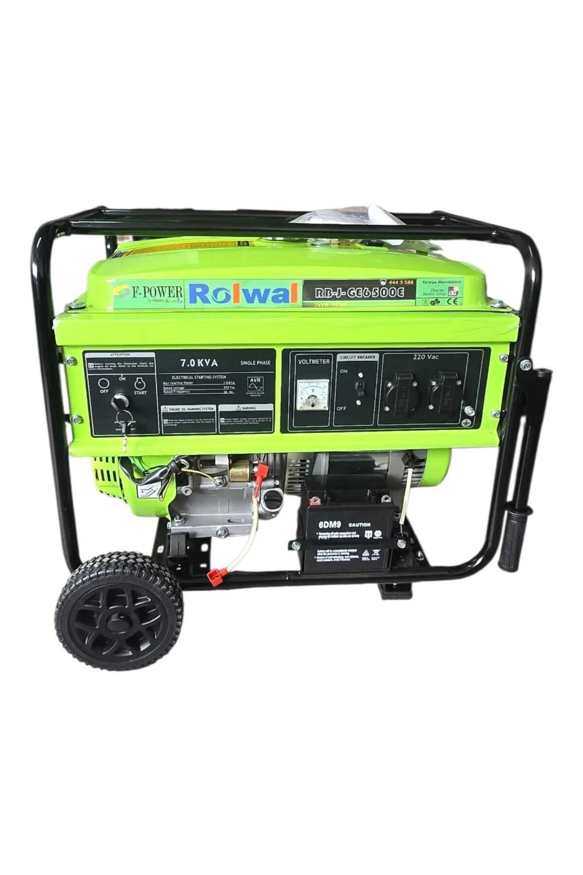 Rolwal 7 kVA Benzinli Jeneratör Monofaze RB-J-GE6500E