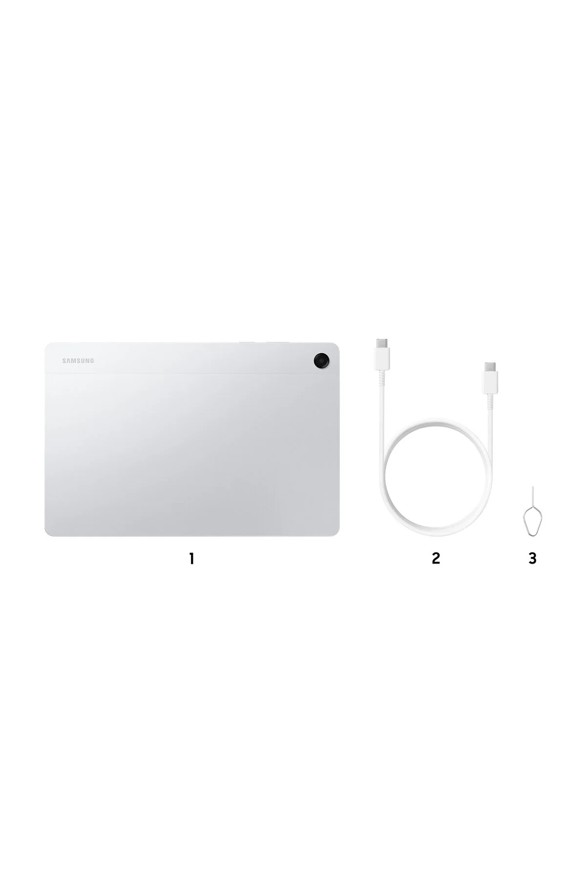 Samsung Galaxy Tab A11+ 6 GB 128 GB Gümüş Tablet (Samsung Türkiye Garantili)