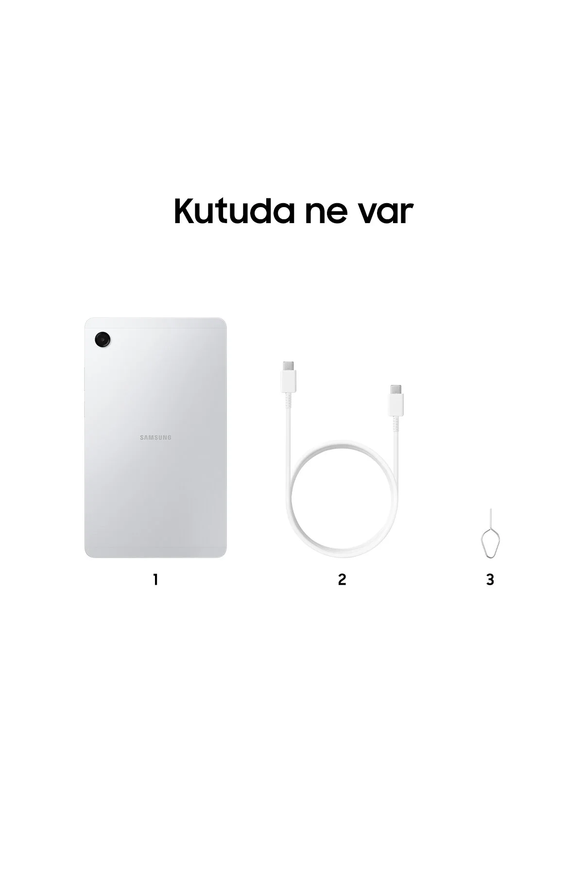 Samsung Galaxy Tab A11 8GB 128GB Gümüş Tablet