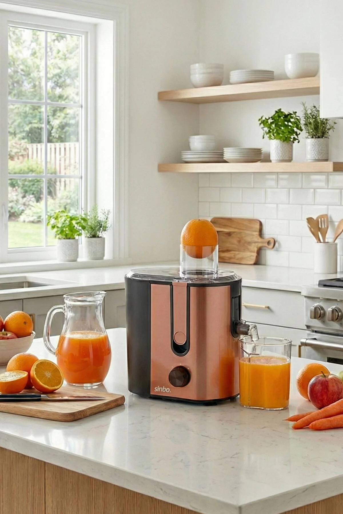 Sinbo SJ-3148 Katı Meyve Sıkacağı - Rose Gold