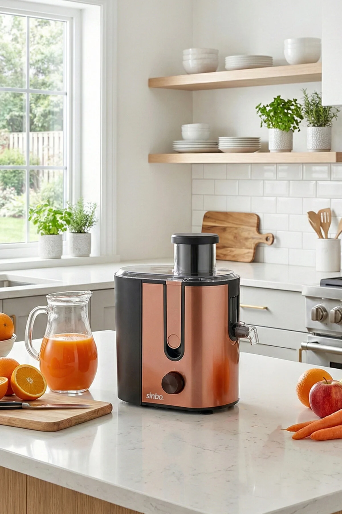 Sinbo SJ-3148 Katı Meyve Sıkacağı - Rose Gold