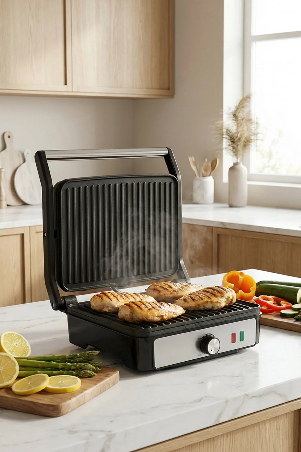Sinbo SSM-2590 Izgara & Tost Makinesi –Çok Amaçlı Kullanım 2000W