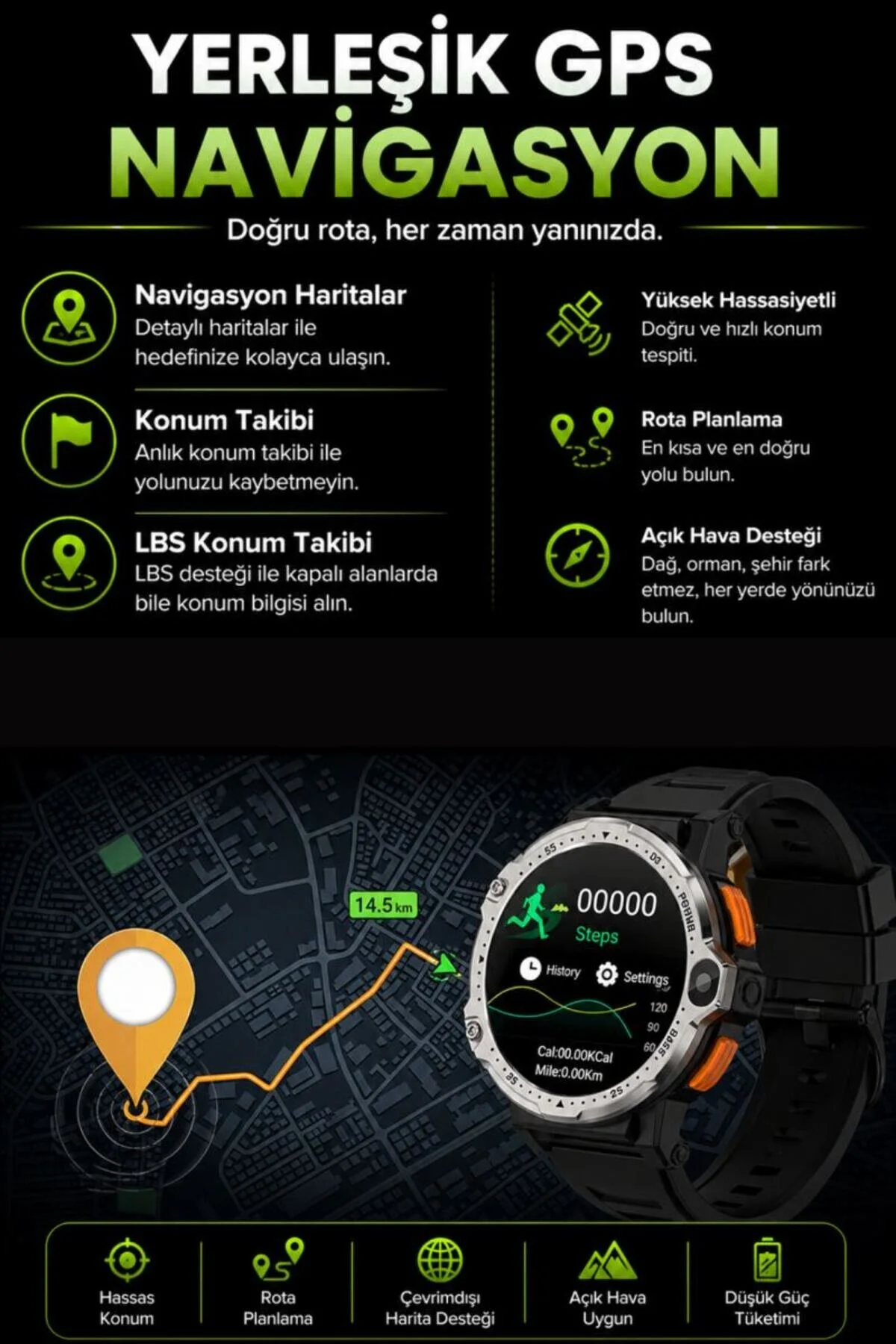 SONREİR Watch Pg 4g Lte Yuvarlak Akıllı Saat 64gb Sım Kartlı Kameralı Wifi Çocuk Huawei Iphone Uyumlu 8 9 10