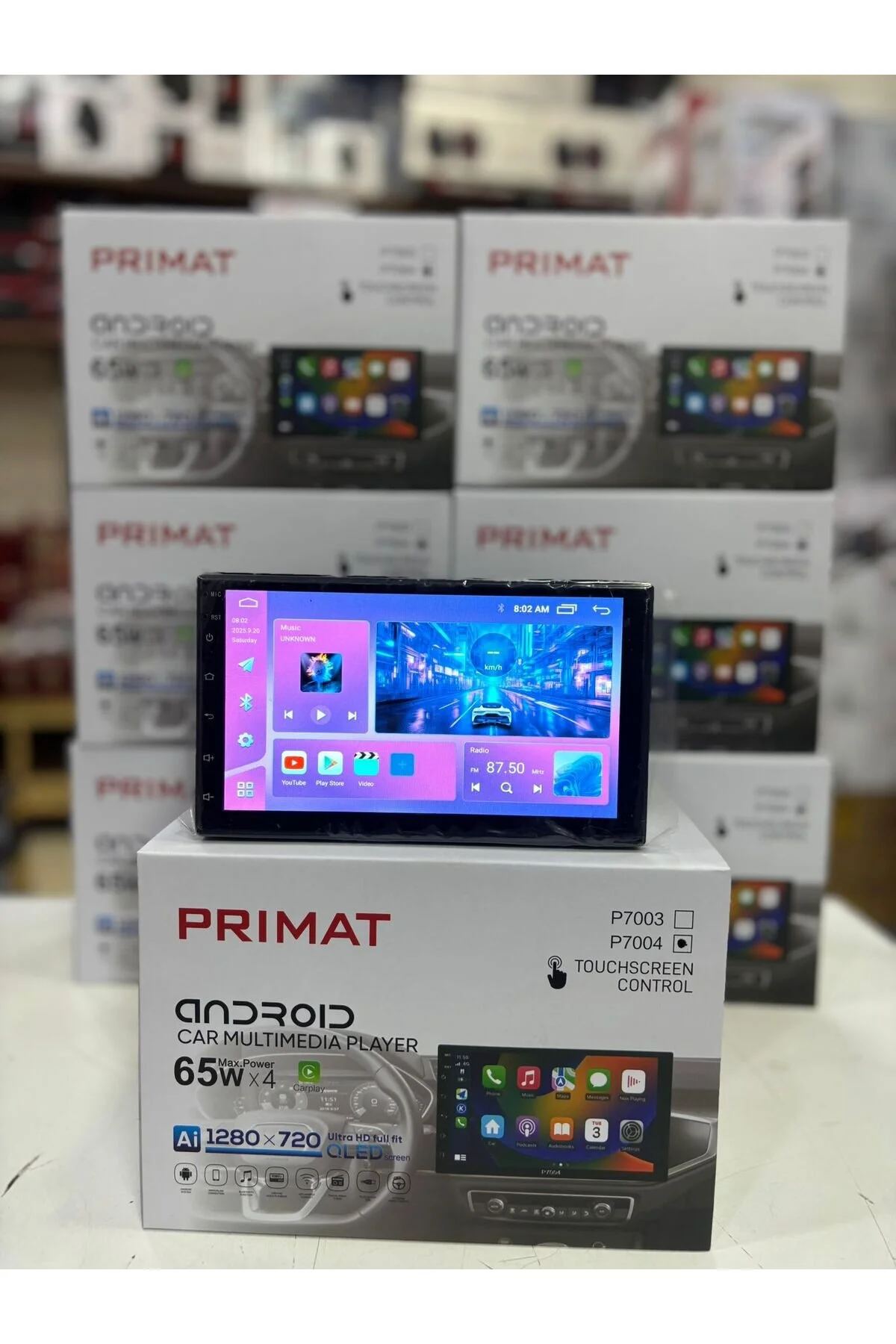 Sunask Sn-7002a 7 Inç Carplay Li 2 Gb Ram 32 Gb Hafıza Android Dauble Oto Teyip Wi-fi Youtube Google