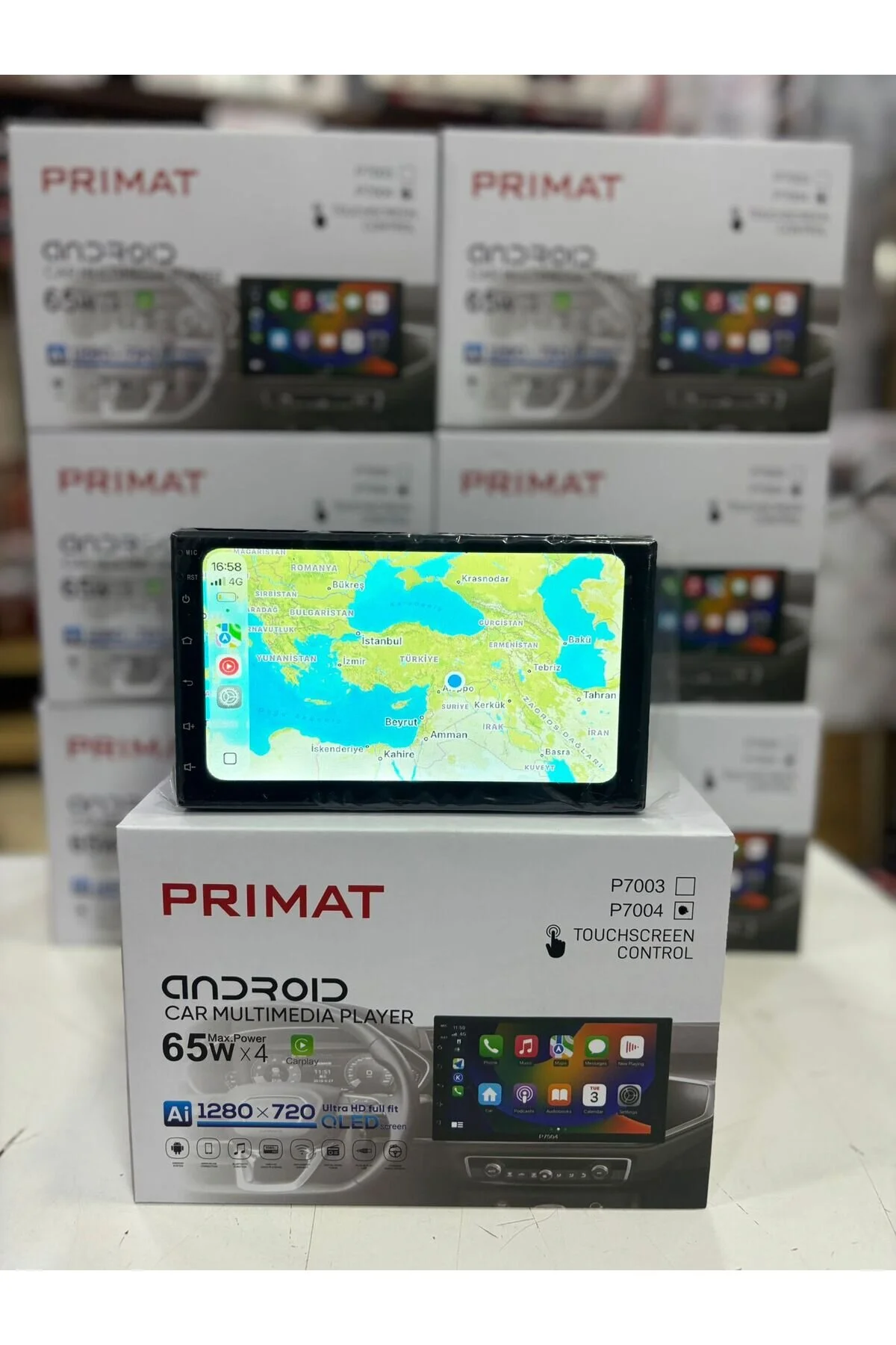 Sunask Sn-7002a 7 Inç Carplay Li 2 Gb Ram 32 Gb Hafıza Android Dauble Oto Teyip Wi-fi Youtube Google