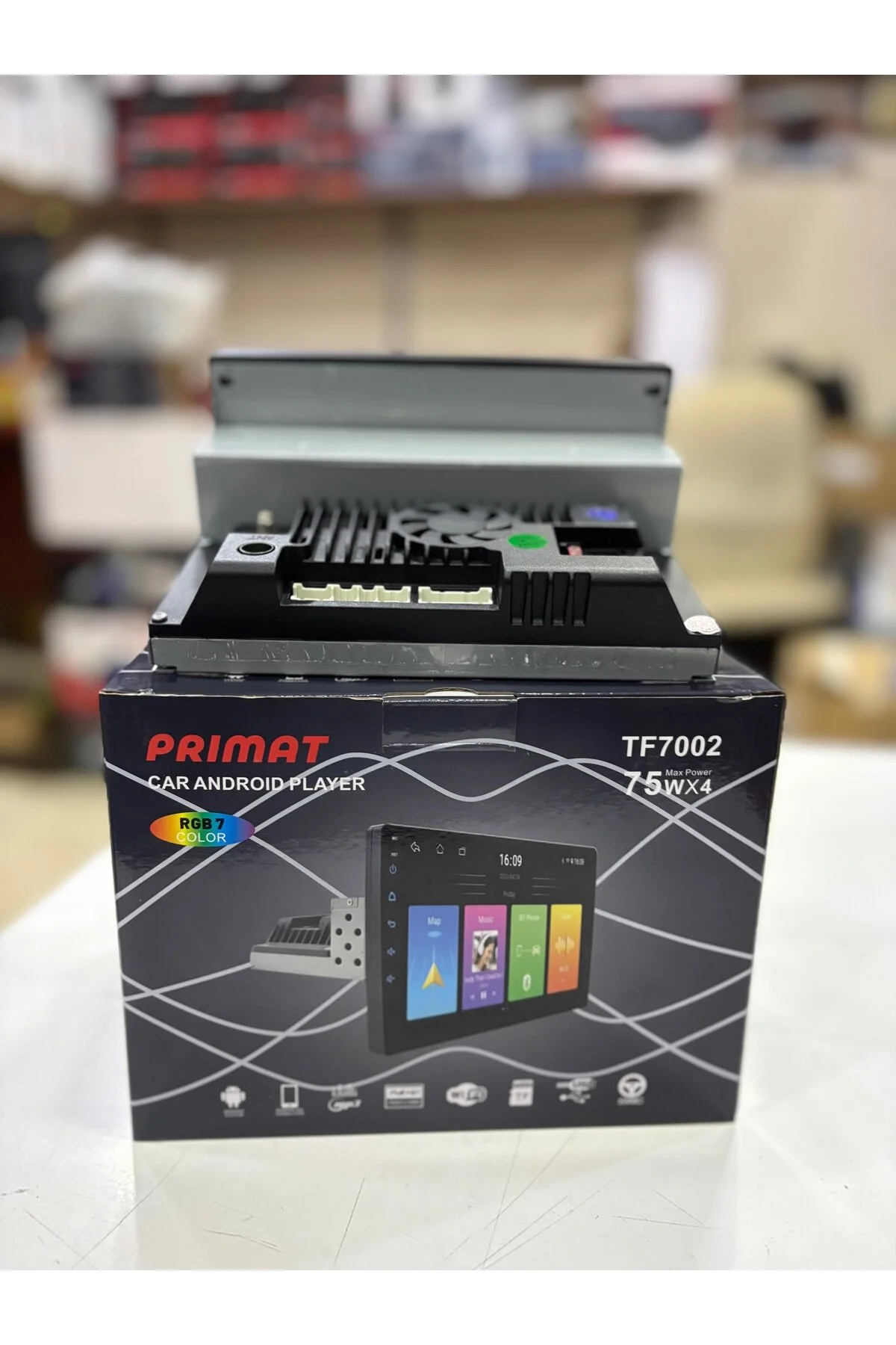 Sunask Sn-7700A 7inç 2gb Ram 32gb Hafıza Android Tek Din Carplay Multimedya Oto Teyp Wi-fi Park Kamera