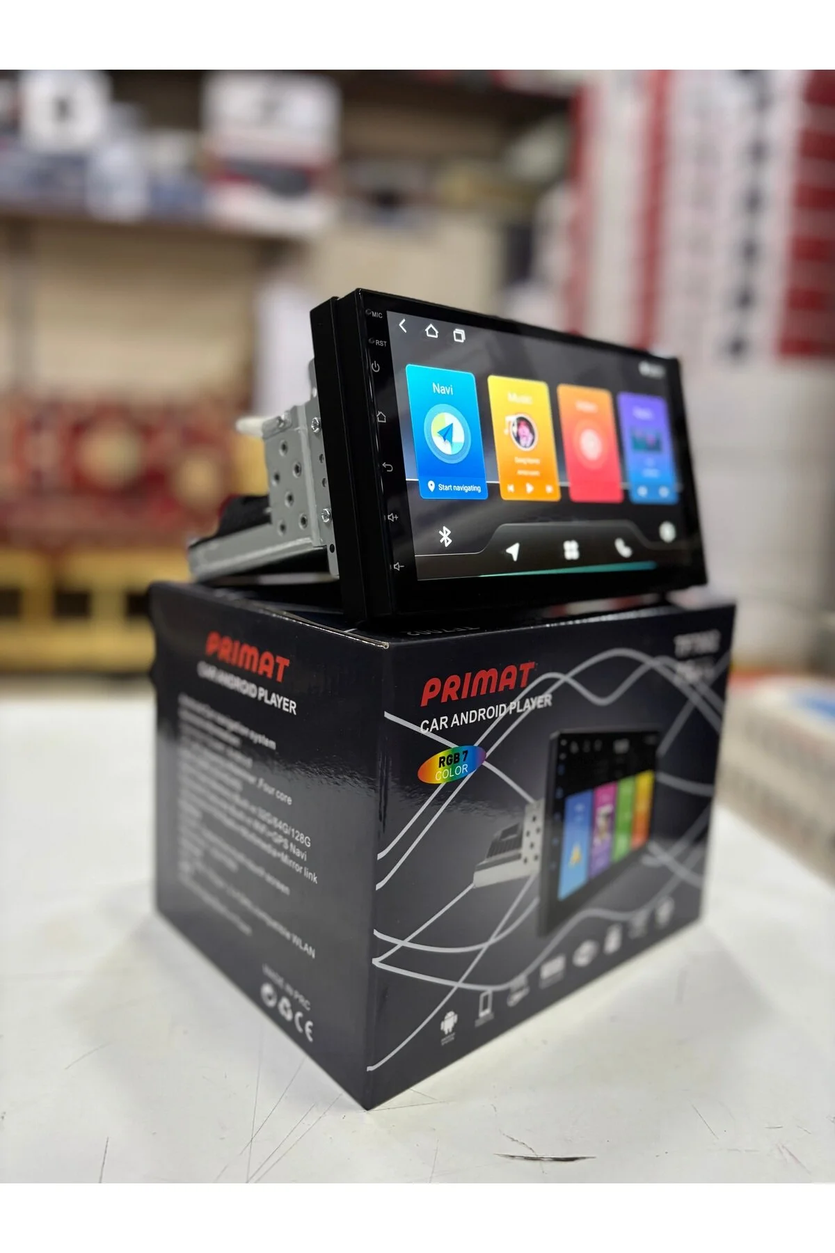 Sunask Sn-7700A 7inç 2gb Ram 32gb Hafıza Android Tek Din Carplay Multimedya Oto Teyp Wi-fi Park Kamera