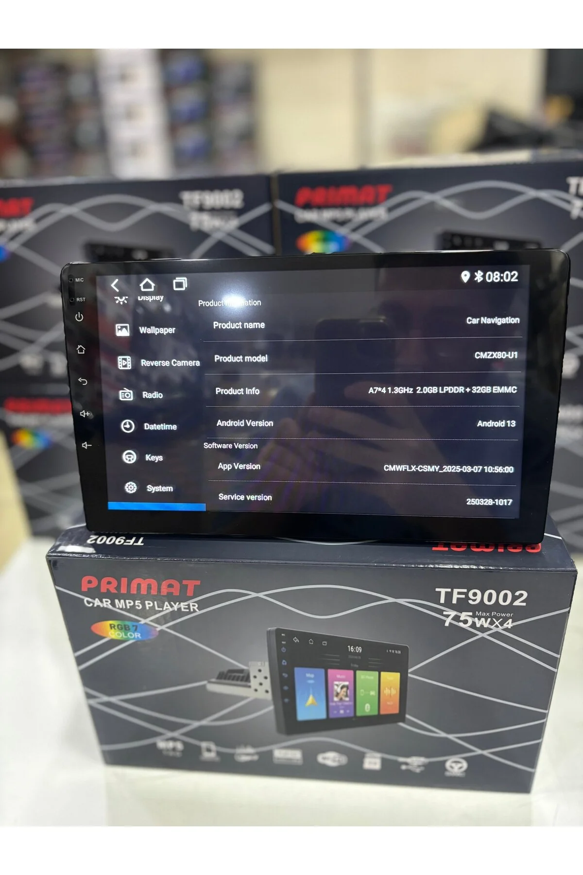 Sunask Sn-9900A 9inç Android 2gb Ram 32gb Hafıza Tek Din Carplay Multimedya Oto Teyp Wi-fi Park Kamera