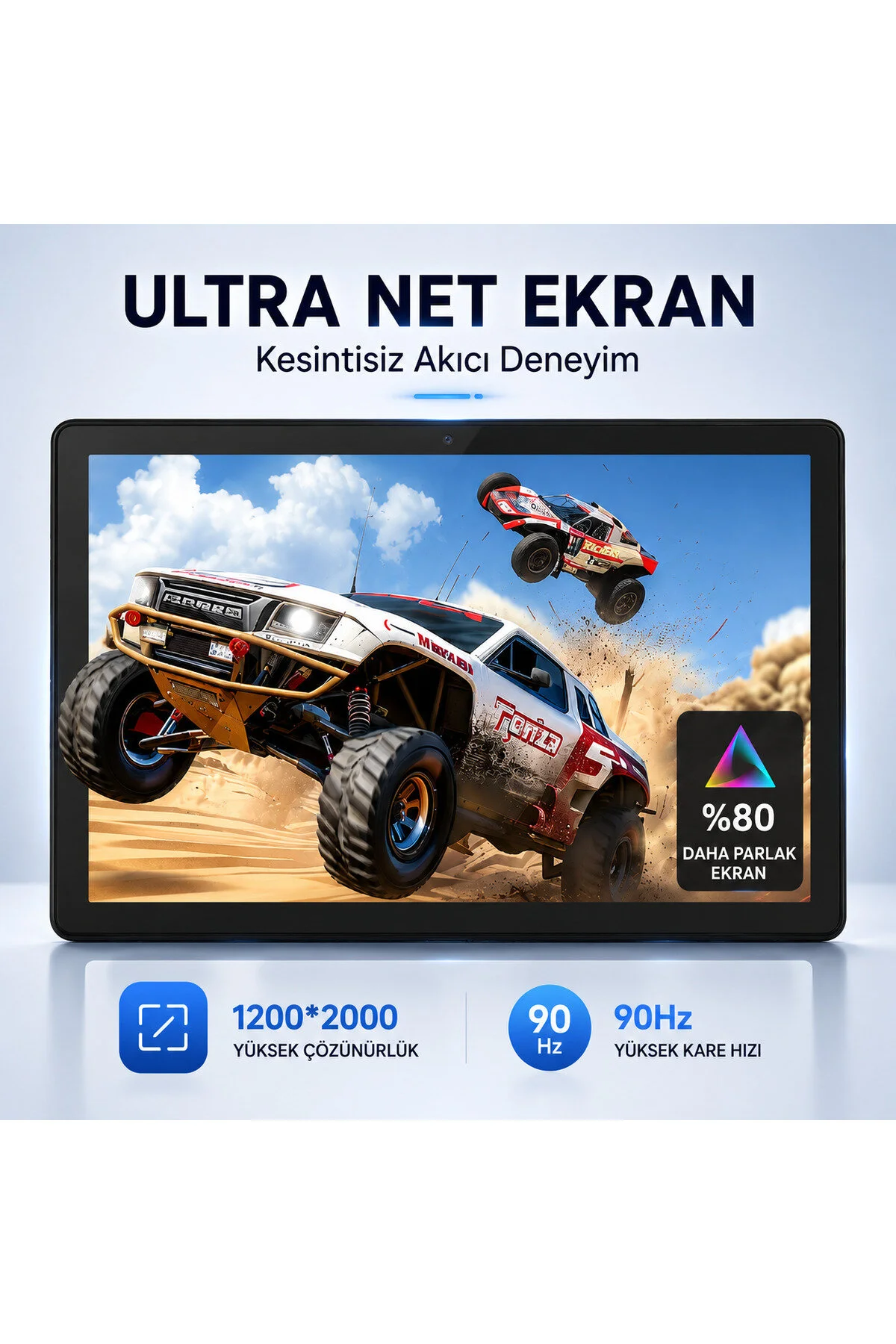 TARÇIN 10.1" 8000mAh Tablet + Pro 2 ANC Kulaklık, Klavye Kılıf, Mouse ve S-Pen Hediyeli