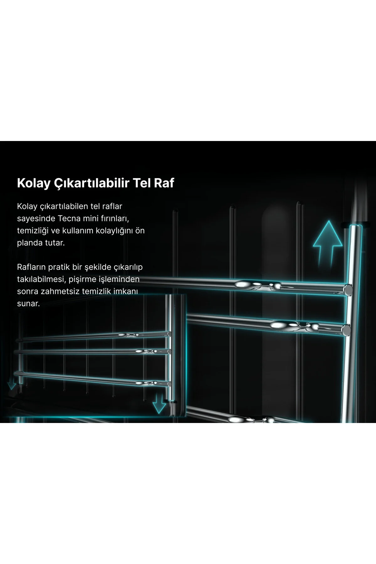 Tecna MF 3010 S 30 Lt Turbo Fanlı Buhar Destekli Mini Fırın